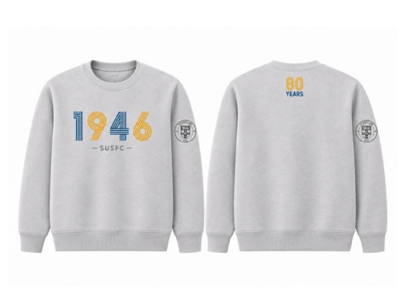 Limited-edition SUSFC 80th Anniversary Crew