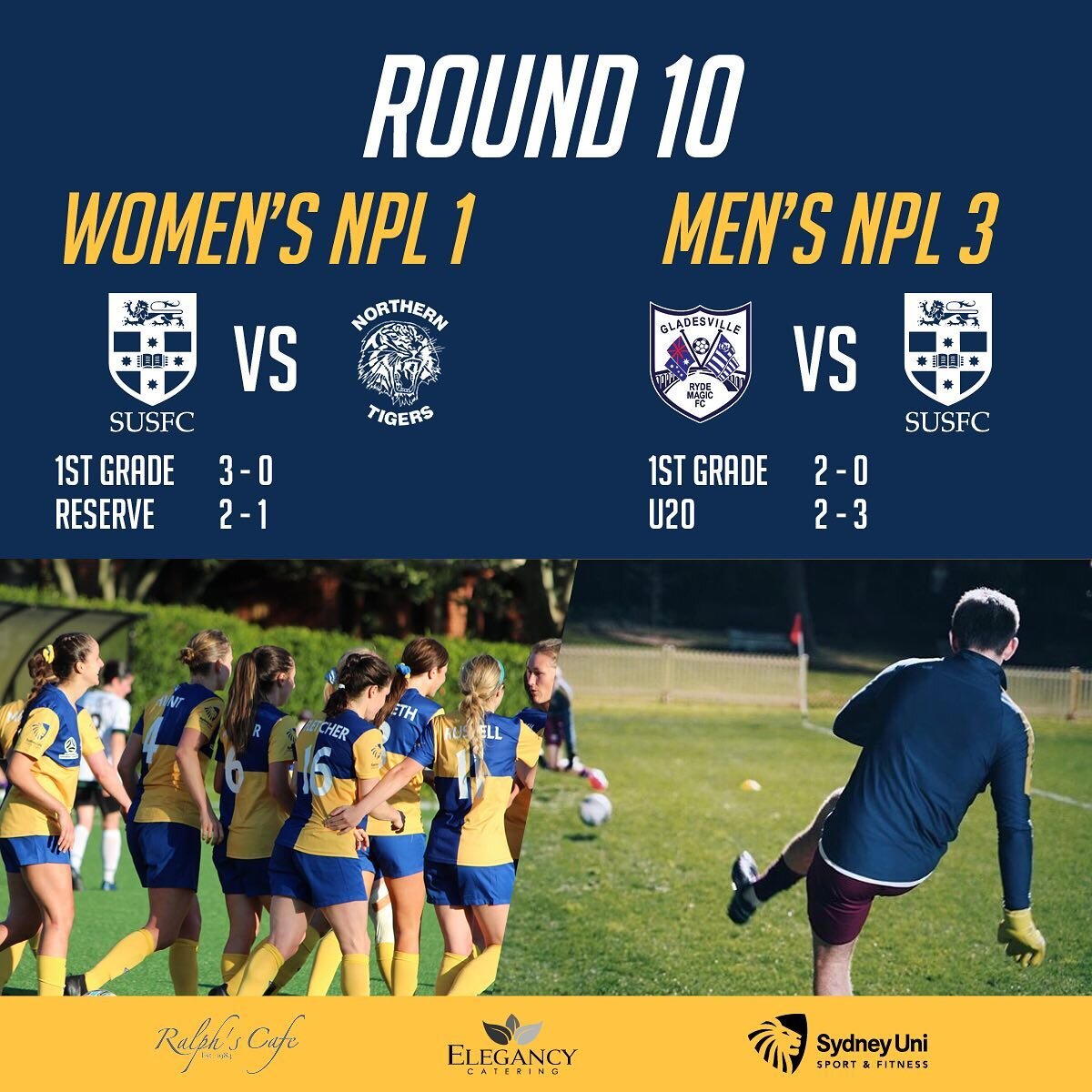 RESULTS - Winning weekends are made even better with WNPL Premierships secured in both 1st and Reserve Grade, whilst we record just 2 losses from 12 games during Super Sunday action! ⚽️🏆