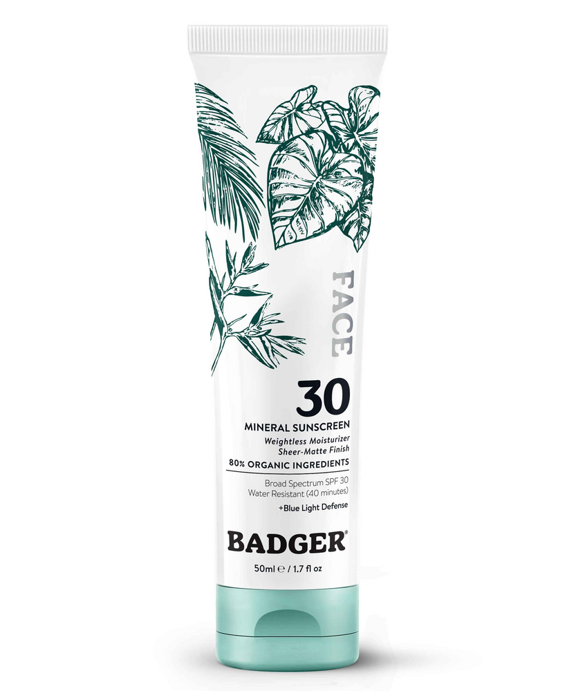 Badger SPF 30 Face Mineral Sunscreen