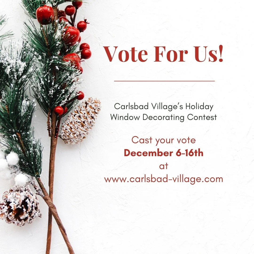 ✨🎄We&rsquo;ve &ldquo;decked the halls&rdquo; err...windows for the village Holiday Window Decorating Contest, and we need your vote! Stop by to see the magic&mdash;if you&rsquo;re lucky, you might spot our special new patient. You can cast your vote