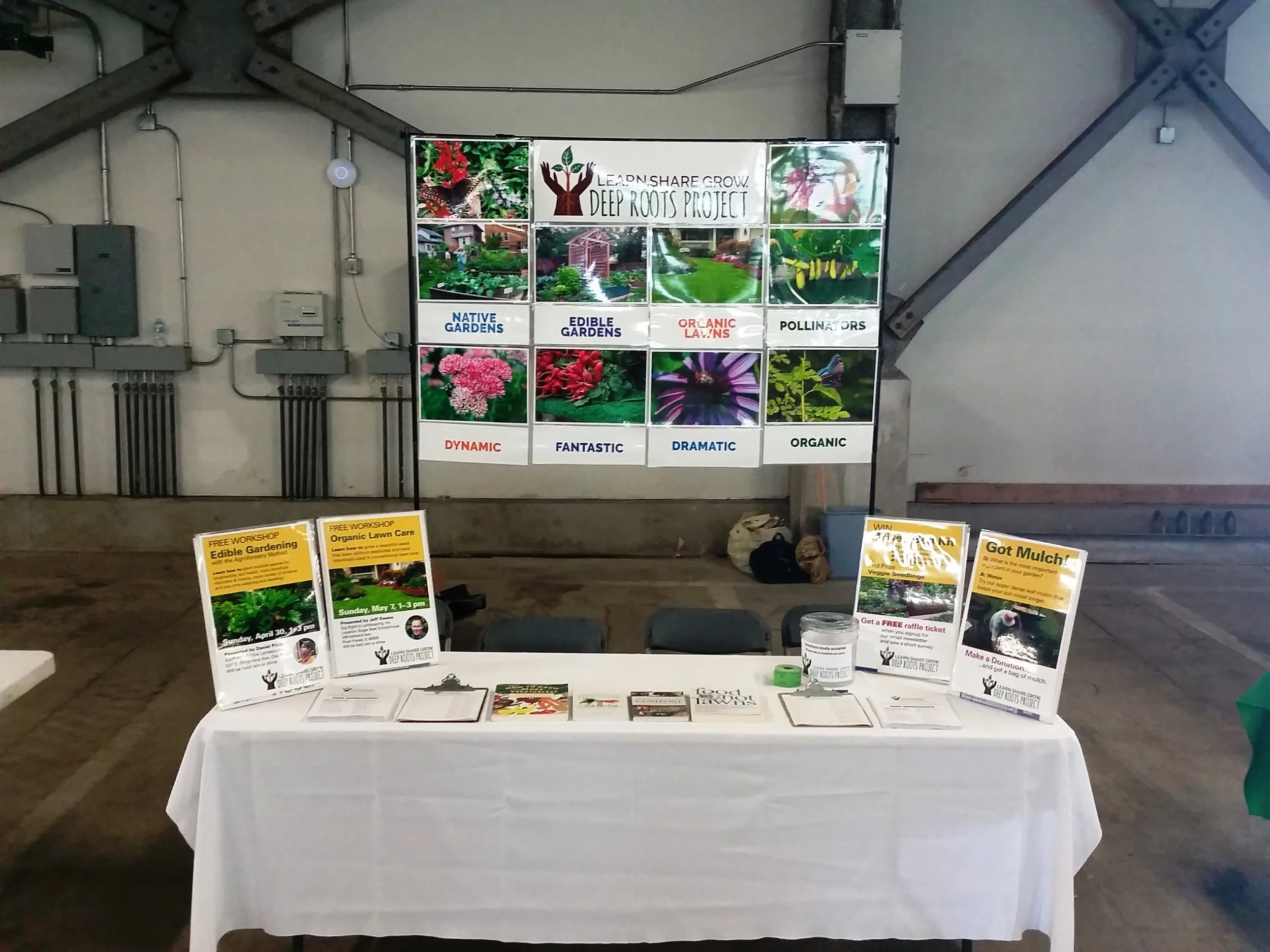 Deep Roots Project EarthFest table 2017