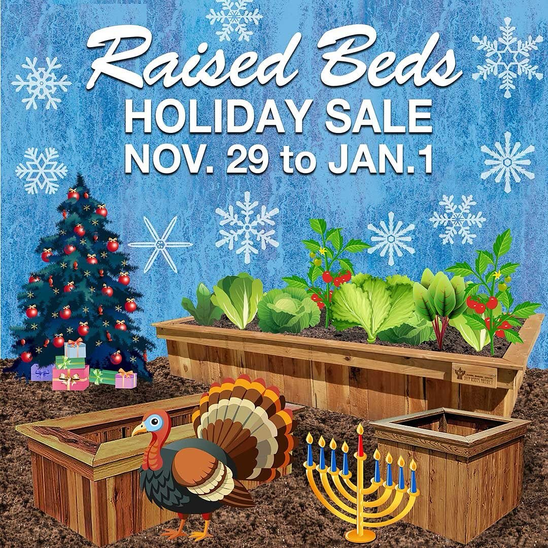 Big news folks!!! You may know that our raised beds are made from cedar, and they increase in price as lumber increases in price. This year we are offering a LAST CALL on 2024 pricing, along with FREE compost and worm castings to set you up with a su