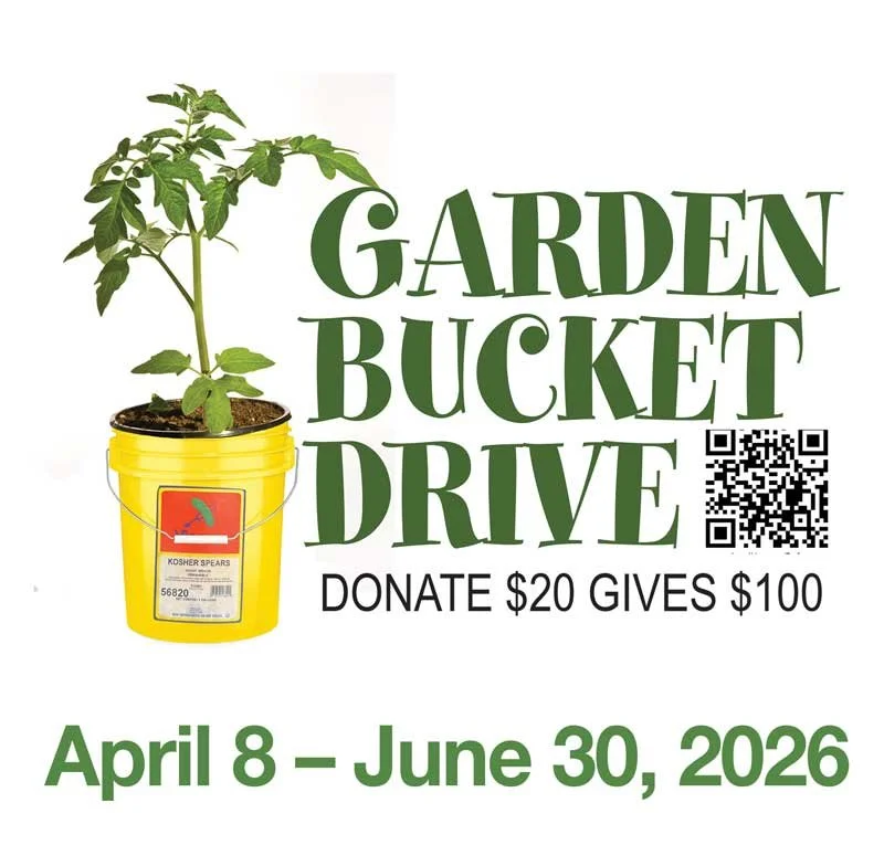 Garden Bucket Drive with Beyond Hunger Ends