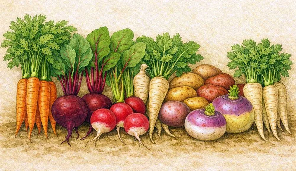 Growing Root Vegetables - A New Method — Deep Roots Project