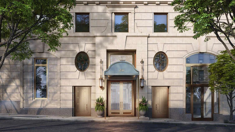 This Robert A.M Stern designed 18-storey luxury building features 31 units with 2 to 5 bedrooms apartments, holding expansive, airy interiors, starting at $3.70MM. Its aesthetic exterior compliments the interior that represents the ultimate in modern uptown living. The Bay windows frame spectacular views of the Manhattan skyline, and the Juliet balconies, high ceilings, oak flooring and kitchens exhibit a rare collaboration between Robert A.M Stern and Smallbone of Devizes. The building offers remarkable amenities exclusively for residents, including a multi-purpose sports court, fitness center, a rooftop terrace, catering pantry, concierge, 24-hour lobby attendant, library lounge, a music studio, an outdoor grill along with a children's playroom that houses an imaginative forest to add a modernized, creative recreational spot for children. CITY REALTY ARTICLE Two Fifty West 81st is a post-war condominium building in the Upper West Side's Riverside Dr./West End Ave. neighborhood finished in 2019. Situated at 250 West 81st Street, between West 80th Street and West 81st Street, the building contains 31 units and rises 18 stories. The elevatored building's amenities include: attended lobby, basement storage, bike room, children's playroom, ft doorman, fitness center, hi rise, library, lounge, outdoor entertainment space, roof deck and sports court. CONTACT US FOR MORE INFORMATION ABOUT THIS AND OTHER NEW DEVELOPMENTS IN NYC, BROOKLYN & QUEENS!