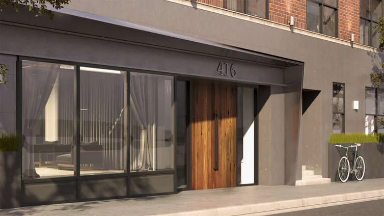 Nine 52 is Karl Fischer's vision of a luxurious condominium project with studio to 3 bedroom residences listed from $775K. This building sits in a vibrant, modern neighborhood, promising recreational spots for its people. The oversized windows frame quintessential views of Manhattan in thriving and historic radius of neighborhood. Karl Fischer's absolute attention to detail lends the building its taste of a modern and traditional blend, with the metal contrasting with wood in the interior, setting yet another significant 'first' to the architectural renaissance in NYC. These luxury condos provide a generous list of amenities to ensure a healthy, convenient lifestyle for residents, including an elevator, full-time doorman, pet-friendly environment, bike room, children's playroom, roof deck, and garden. CITY REALTY ARTICLE This attractive, red-brick, 7-story, mid-block apartment building at 416 West 52nd Street between 9th and 10th avenues has 156 condominium units and was erected in 1940 as a facility of St. Vincent’s Hospital. According to an August 18, 2015 article by Konrad Putzier at therealdeal.com Joseph Chetrit of The Chetrit Group bought this building and another at 432 West 53nd Street in 2007 in partnership with Tessler Developments for $88.7 million. In 2014, Chetrit sold 432 West 52nd Street to a partnership between JVL Property Group, Okada Acquisitions and Zion Enterprises, which then converted the building to condominiums. In 2015, Chetrit, who had converted this building to rental apartments, sold it to Gaia Real Estate for $156.5 million. The architect for the condominium conversion by Gaia was Karl Fischer. CONTACT US FOR MORE INFORMATION ABOUT THIS AND OTHER NEW DEVELOPMENTS IN NYC, BROOKLYN & QUEENS!