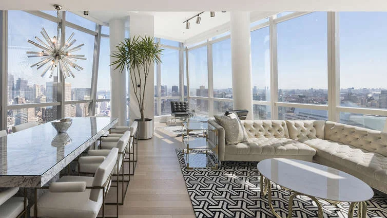 With just one 3-bedroom distinctively convenient and modern residence available for $4.974MM, 400 Park is a splendidly resident-friendly condominium building that promises a contemporary living with ease and elegance. Designed by Christian de Portzamparc,400 Park is embellished with spacious floor plans and handsome floor-to-ceiling windows, framing spectacular views of the bustling neighborhood. The sleek kitchens are equipped with custom-made Pedini glass-faced cabinetry and high-end Miele appliances. The baths feature heated limestone flooring and dual Kohlar sinks. Premium restaurants like The NoMad, General Assembly and Hillstone decorate the neighborhood, along with many shopping malls, museums, and parks. Carefully-curated amenities include a lobby with a 24-hour concierge, a lounge with catering kitchen, indoor lap pool with sauna and steam room, fitness center, open-air courtyard, virtual golf, and a conference meeting room. CITY REALTY ARTICLE 400 Park Avenue South is a stunning and bold, 40-story, reflective glass shard of an apartment tower, the bottom 22 floors containing 269 rental apartments developed by Equity Residential and the top 18 floors with 81 condominium apartments developed by Toll Brothers. It occupies the southwest corner of Park Avenue South and 28th Street and is known as The Prism. The rental entrance is at 50 East 28th Street. The condo entrance is on Park Avenue South. Christian de Portzamparc, the French architect of One57 and the LVHM Tower, both on 57th Street, designed the project in 2003 for A & R Kalimian Realty, which eventually sold it to Equity Residential and Toll Brothers City Living. Like the LVMH Tower, this project is rakishly angled but while the LVMH tower is mid-block and mid-rise, this project is more than twice as high and on a corner. In contrast, the architect’s mid-block, One57 tower for Extell Development is “softer” with a few rounded setbacks, although, of course, it is much taller and therefore more prominent as it was the first of the new generation of “supertalls” and has a highly visible location when seen from the Central Park and the north. Extell commissioned another project from the architect, Riverside Center, which consists of several angled towers centered about a plaza between 59th and 61st Streets on Riverside Boulevard. Based on renderings, those buildings do not have the sharpness of this project and their angularity is a bit compromised by their complex form and mixed façades. Extell subsequently sold off this cluster of towers to other developers who decided to use different architects for the buildings. Gary Edward Handel was the “executive” architect on the project and designed the rental units and Stephen Alton Architect designed the condo units. CONTACT US FOR MORE INFORMATION ABOUT THIS AND OTHER NEW DEVELOPMENTS IN NYC, BROOKLYN & QUEENS!
