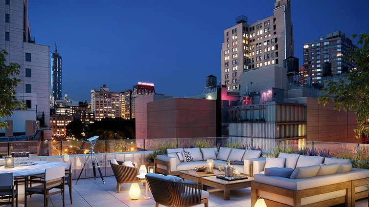 Situated in the heart of Greenwich Village, this boutique luxury condo building is currently offering a collection of 5 full-floor corner residences designed by Morris Adjmi, with prices starting from $7.2MM. The building flaunts a faceted façade, with corbelled brick windows. With every residence enjoying a private elevator access, the homes feature a luxurious downtown living. The units have high ceilings, oversized casement windows, wide plank white oak flooring, and opulent custom baths, with these carefully-crafted designs and plans mirroring a luxurious, contemporary and elegant living, accented with convenience and modernity. The kitchens are a professional's space, with stunning handcrafted designs by Smallbone of Devizes, Calacata marble countertops, integrated Miele appliances, and a large walk-in pantry. Carefully-curated amenities and services include an attended lobby, fitness center, private storage and a common roof terrace with a kitchen. CITY REALTY ARTICLE This very attractive, 6-story building at 116 University on the southwest corner at 13thStreet was designed by Morris Adjmi Architects and was completed in 2018 with 5 full-floor condominium apartments. It was developed by Ranger Properties and Sagamore Capital. It is adjacent to 21 East 12th Street, a 23-story condominium apartment designed by Annabelle Selldorf on the former site of Bowlmor Lanes. CONTACT US FOR MORE INFORMATION ABOUT THIS AND OTHER NEW DEVELOPMENTS IN NYC, BROOKLYN & QUEENS!
