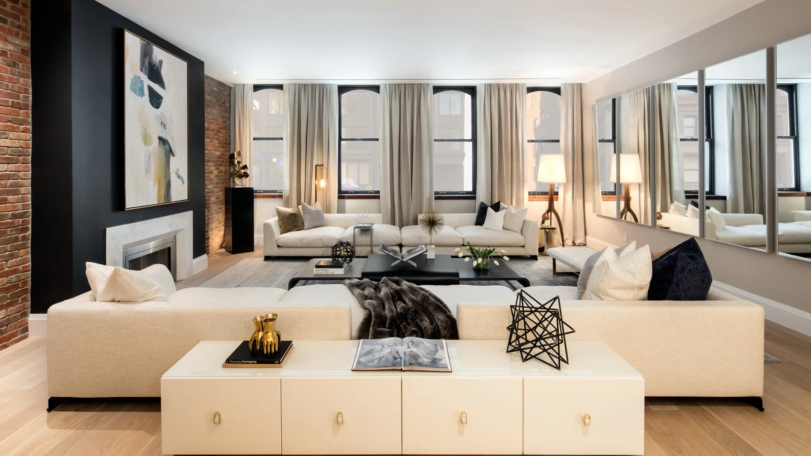 Converted from a historic building to a contemporary residential building with modernist aesthetic and craftsmanship, 372 Broadway is currently offering three and four bedroom floor-through apartments and penthouses from $5.75MM. The residences have an immediate occupancy expectancy, all credited to its marvelously restored façade and meticulously detailed and skillfully planned interiors. The interiors showcase expansive and generously planned layouts and floor plans that will win your heart the minute you step inside the residences. The windows are expansive, allowing natural air and light to flood the houses, while the soaring ceiling heights allow accommodation of high-end fittings and fixtures throughout the houses. The building, even after its restoration, retains its industrial authenticity and is crowned by a contemporary 2-story glass addition. Carefully curated amenities include a cyber-doorman, cold storage, package room, fitness center, residential lounge, private, elevator access, a roof deck, and storage units amongst other services. CITY REALTY ARTICLE This 7-story residential building at 6 Cortlandt Alley between Broadway and Lafayette Street in TriBeCa has 5 condominium apartments and the 1852 building was enlarged by three stories in 2016. It was developed by the Imperial Development Group and Megalith Capital Management, which is headed by Jerry Martin, Ryan Kaplan and Patrick Hynes. TRA Studio, which is headed by Caterina Roiatti and Robert Traboscia, was the architect. JMW Interiors was the interior designer. The alley is named after the prominent Van Cortlandt family and the building is also known as 372 Broadway. The building originally was a showroom for John Henry Belter, the designer of very ornate and spectacular, rococo-style, rosewood furniture, and then was operated as a feather exchange and then as a home to Coraline Corset and Diebold safes. For several years, it was across from the Mudd Club at 7 Cortlandt Alley, which was once owned by Ross Bleckner, the artist. CONTACT US FOR MORE INFORMATION ABOUT THIS AND OTHER NEW DEVELOPMENTS IN NYC, BROOKLYN & QUEENS!