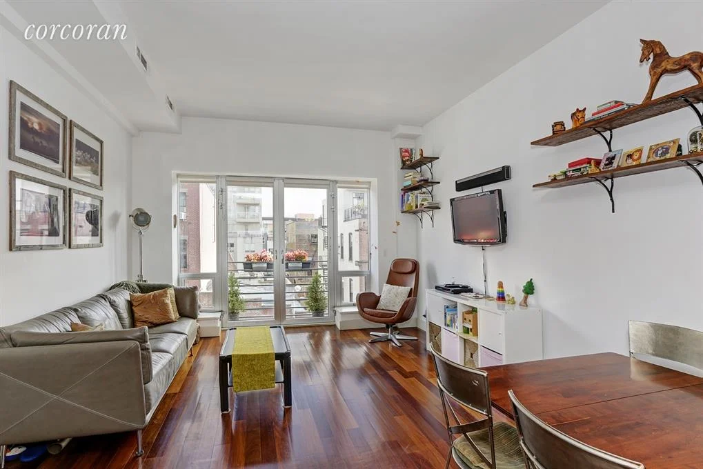 Manhattan views! Two terraces! This convertible 3 bedroom duplex has great light and is in excellent condition. The open kitchen has stainless steel appliances, CeasarStone counter tops, and a dishwasher. There are hardwood floors throughout, over-sized windows, high ceilings, central heat and A/C and a washer/dryer in the unit. This fantastic Williamsburg location near McCarren Park is also just a few blocks from the G and L. The two large terraces really make this a special unit that is not to be missed!
