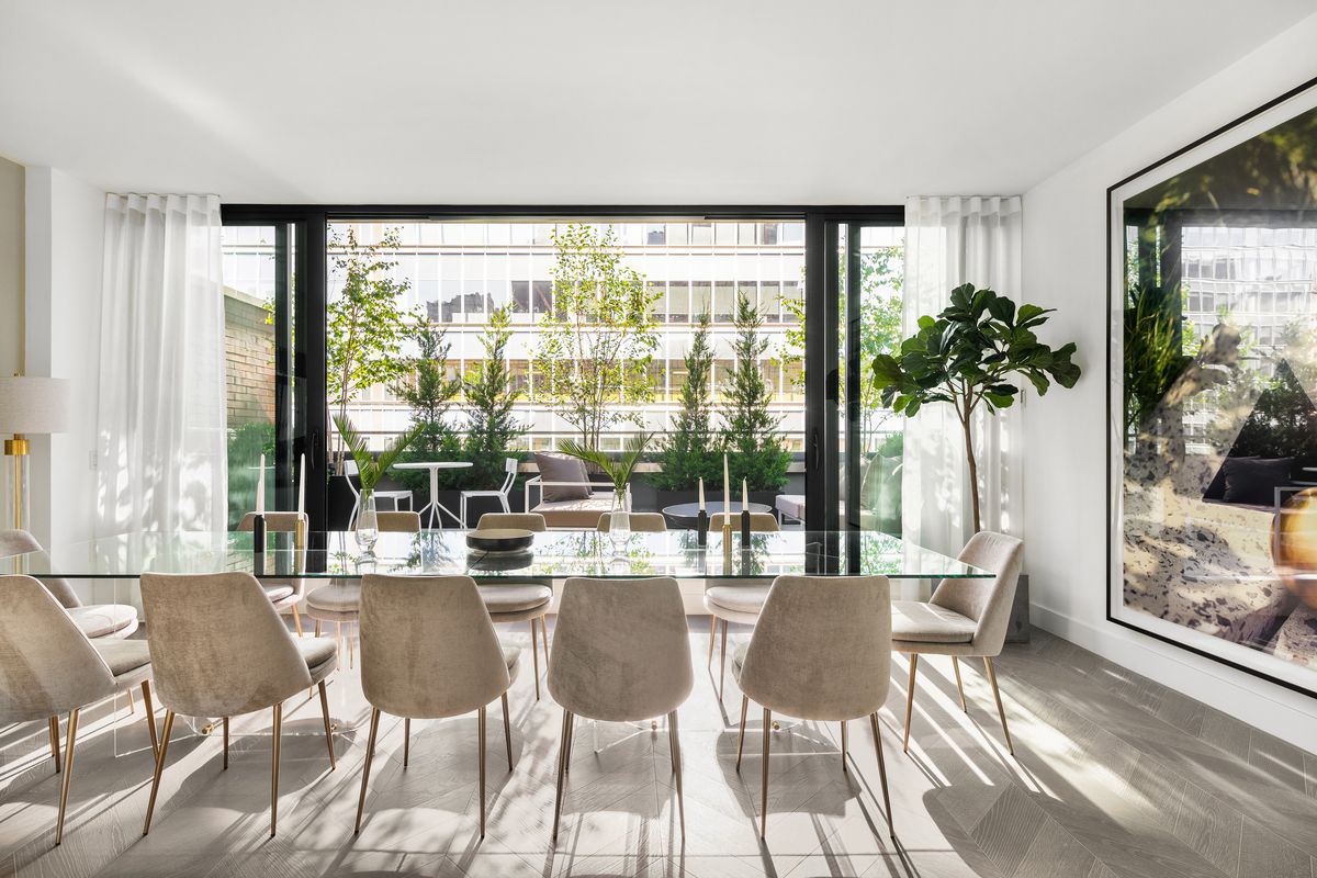 403 Greenwich is a new boutique development with architecture by Morris Adjmi. This eight-story conversion with one full-floor residence, two duplexes and a triplex. The interiors of this handsome residential complex are imagines by the renowned Italian architect, Stefano Pasqualetti and exquisitely portray a convenient, luxurious and contemporary living. The 4 residences offered by 403 Greenwich are all timeless and captivating, with spacious windows and airy, gracious layouts that dictate a comfortable living in one of the most sought after neighborhoods in Soho. A carefully curated package of amenities has been planned especially for the residents of 403 Greenwich, which offer direct elector access to each floor of this landmark residential building, a pet-friendly environment and the convenience and services of a virtual doorman. This, combined with the livelihood of the building's radius vibrates with life and vigour 24/7 and will surely promise you a modern living. CITY REALTY ARTICLE This distinguished, 9-story, mid-block building at 403 Greenwich Street between Beach and Hubert streets in the TriBeCa West Historic District was built by the Colonnade Group and Olympic Real Estate in 2017 and has four condominium apartments. It was designed by Morris Adjmi Architects and AA Studio. An earlier design by Joseph Pell Lombardi called for a glass-and-brick façade. Stefano Pasqualetti was the interior designer. CONTACT US FOR MORE INFORMATION ABOUT THIS AND OTHER NEW DEVELOPMENTS IN NYC, BROOKLYN & QUEENS!