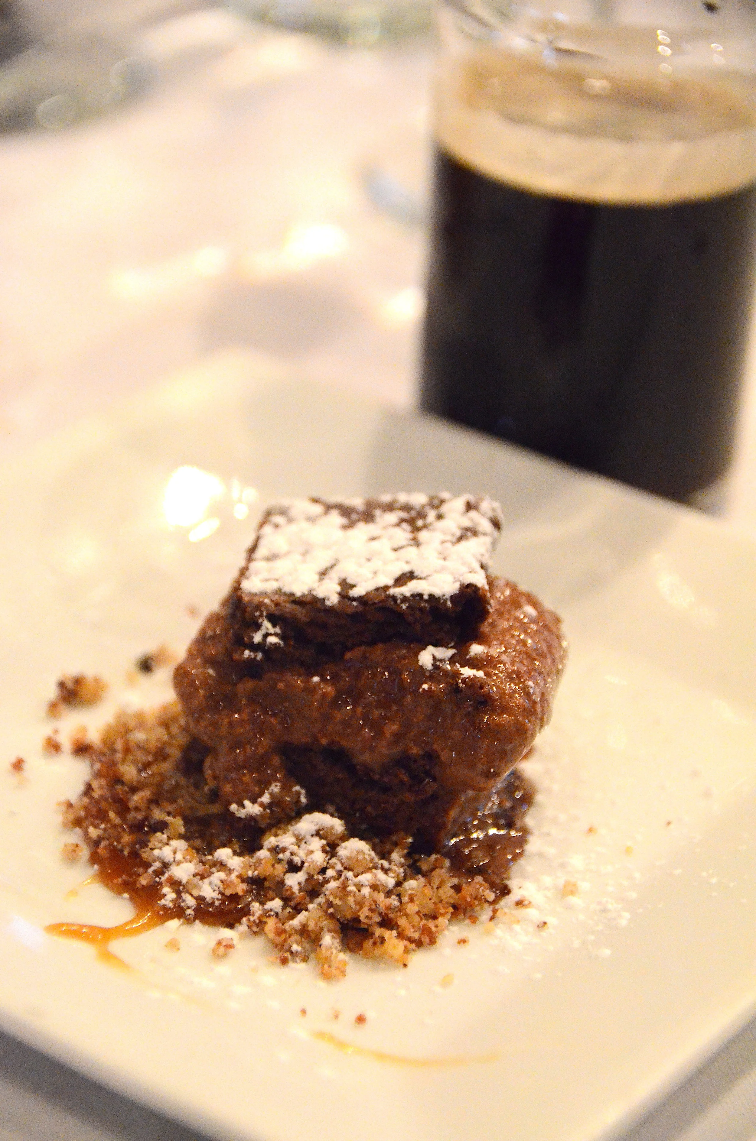 6th Course. Java The Nut German chocolate ice cream sandwich, java the nut ice cream