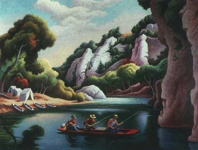 Jon Boat, Thomas Hart Benton, 1973