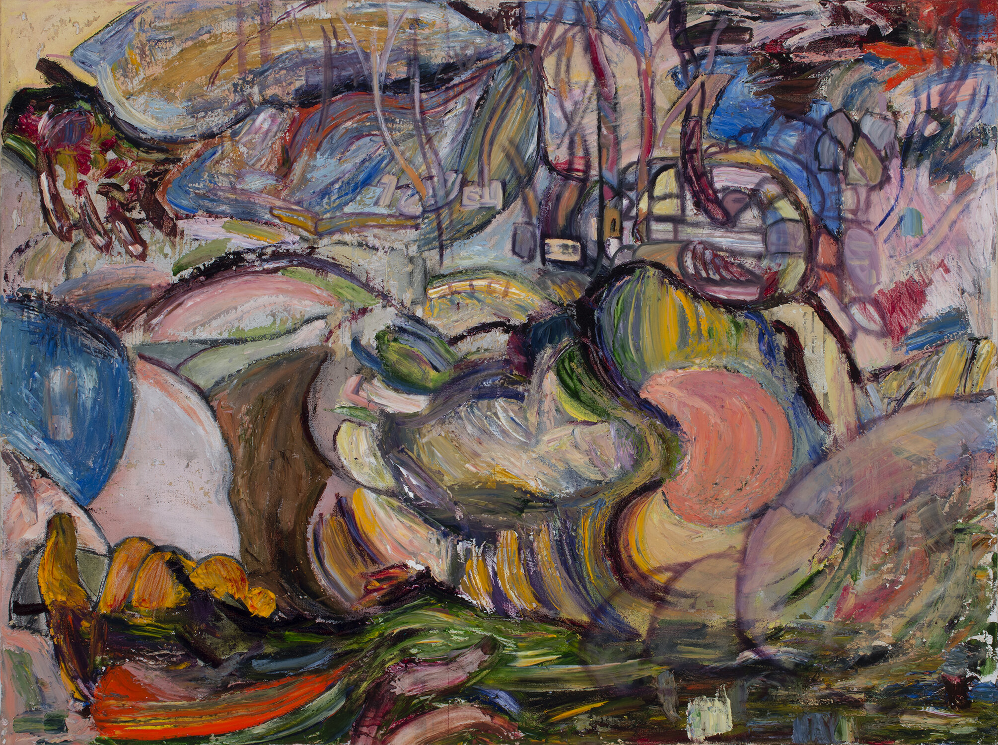 Gaia 36 x 48” oil + canvas, 2019