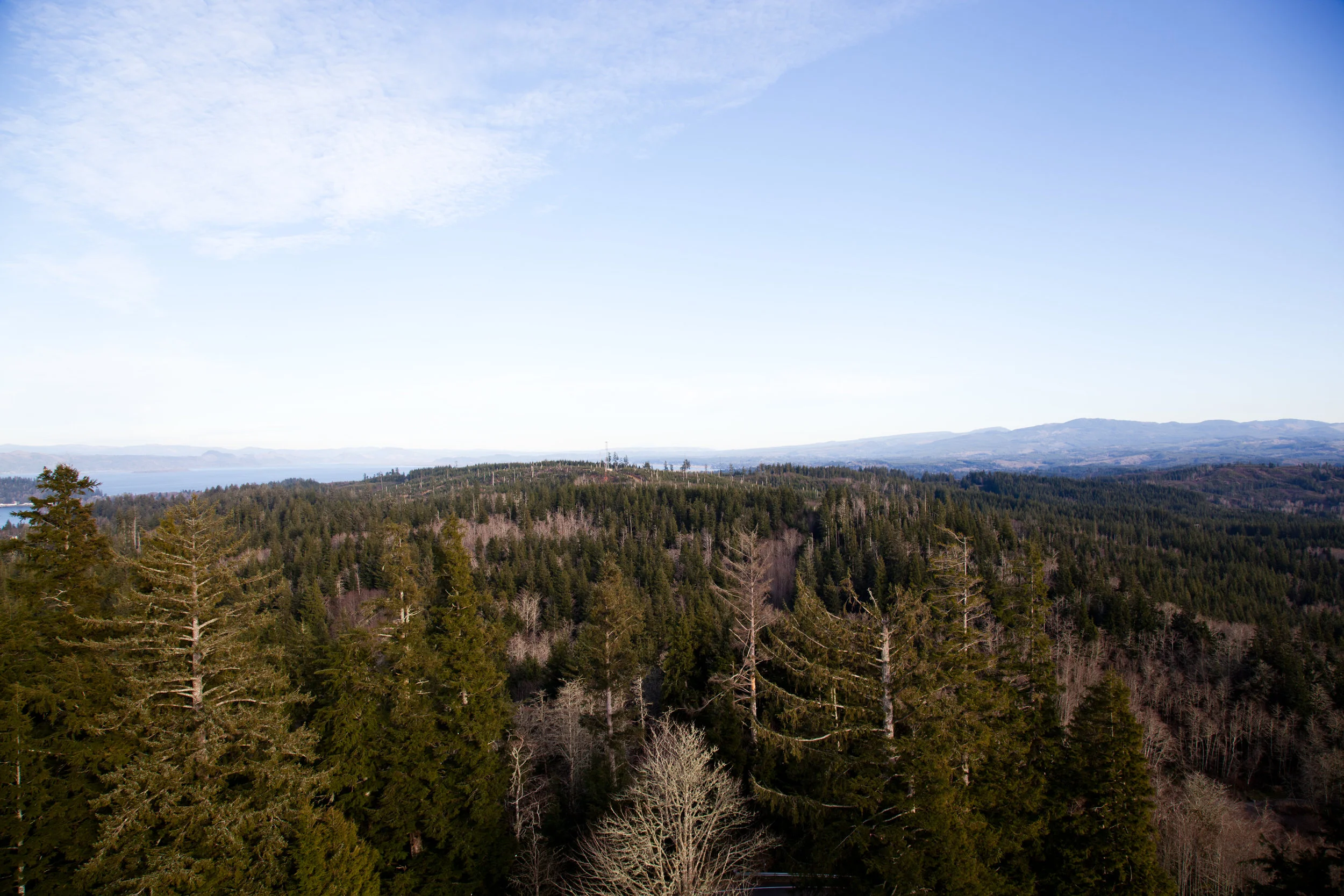 Looking East from the Astoria Column Astoria, OR Winter 2018 Shot with a Canon 5D Mark II.