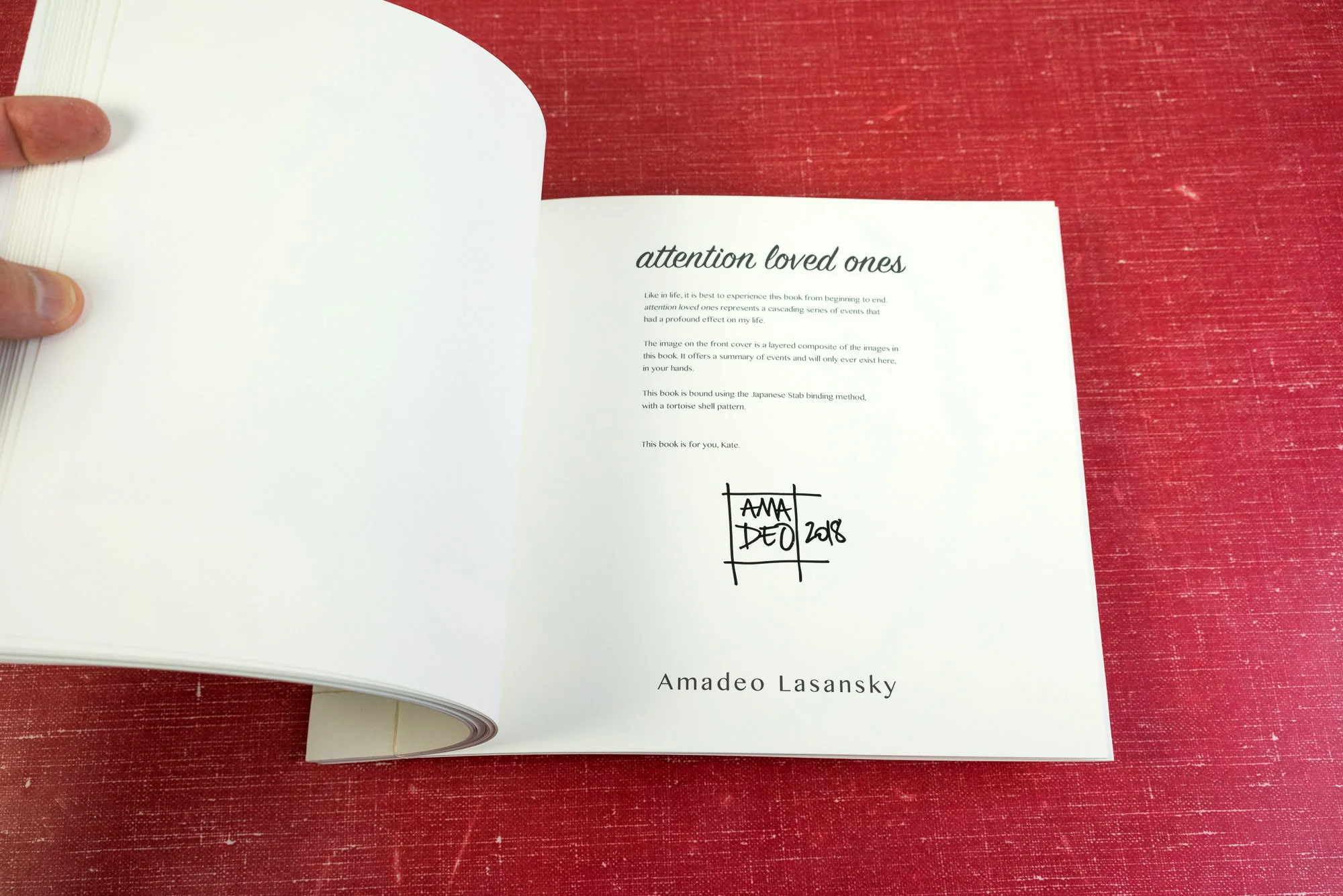 Amadeo Lasansky - attention loved ones
