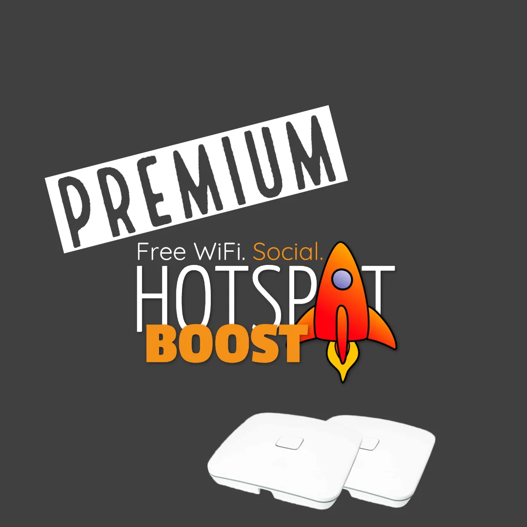 Hotspotboost. Free WiFi. Social. Premium Plan