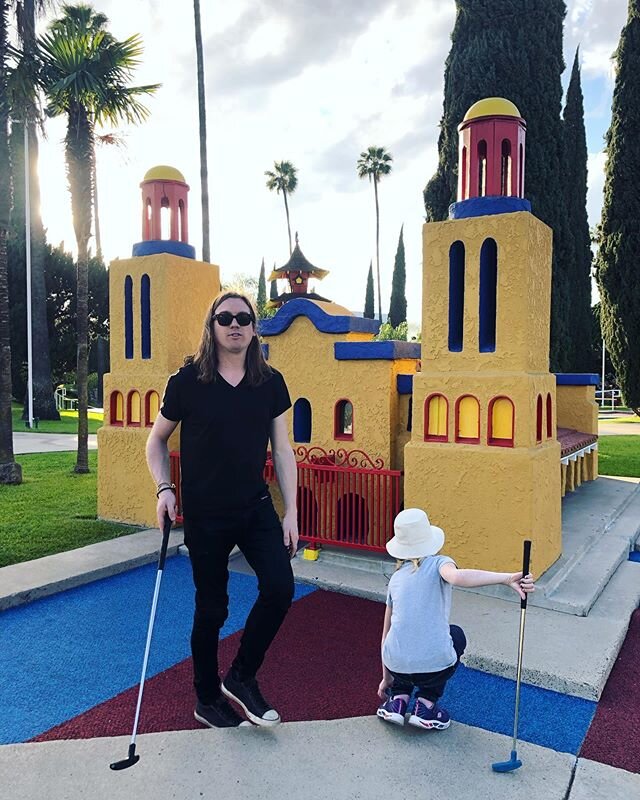 mini golf at #camelotgolfland
