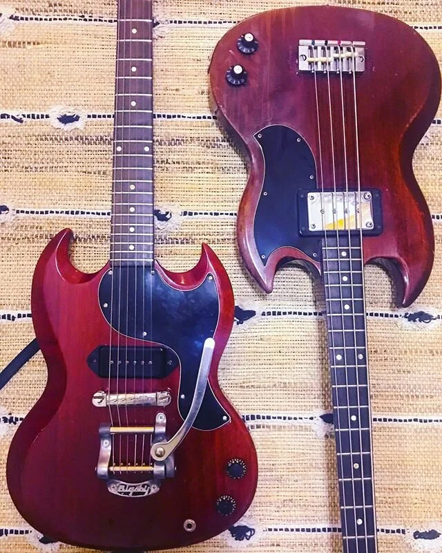 brought home the matching bass today from @30thstreetguitars