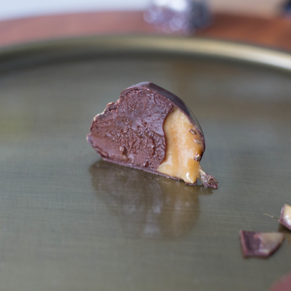 Ardbeg Peated Whisky Caramel with Bolivia Dark Chocolate Ganache