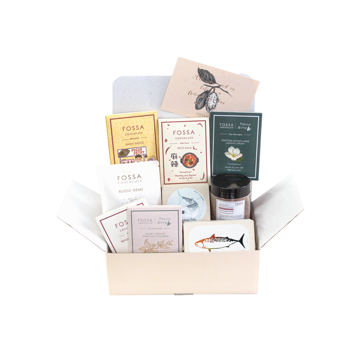 Singapore Flavours Chocolate Gift Set — Fossa Chocolate