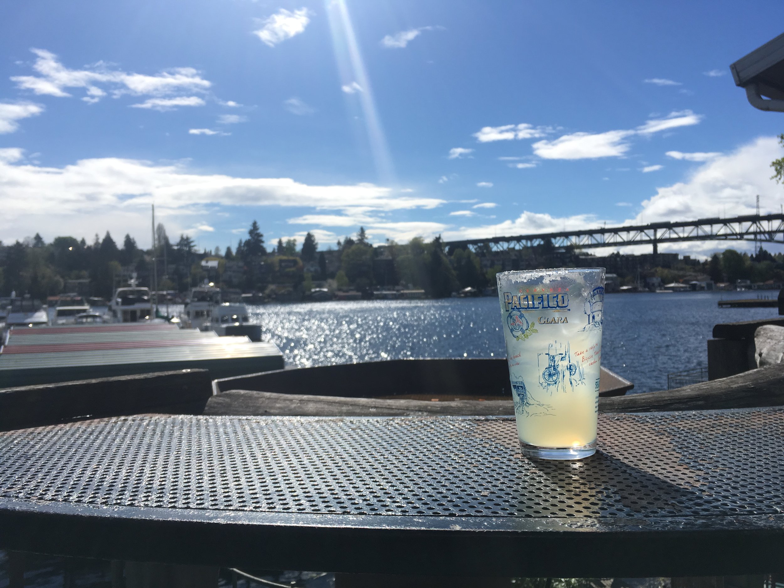 Cerveza on Portage Bay.