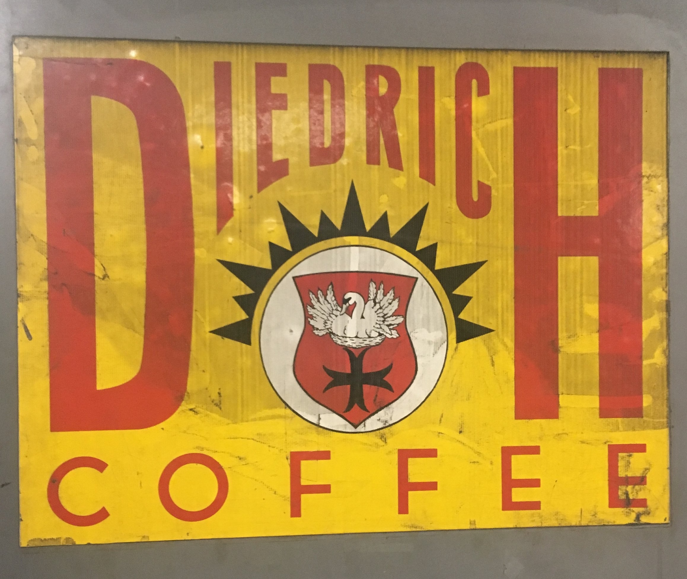 Diedrich Sign on the factory floor in Ponderay, Idaho.
