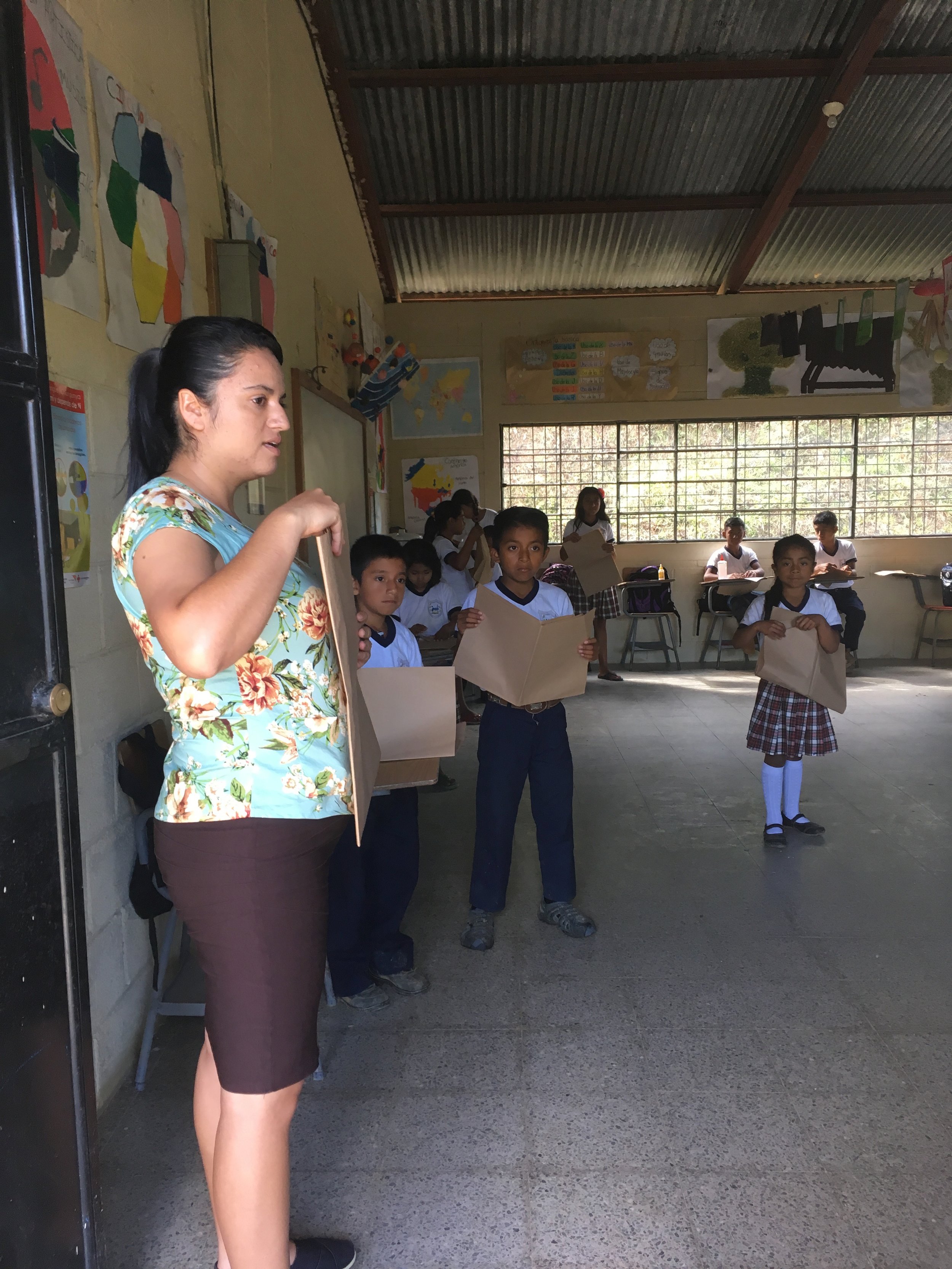 Midmorning at Escuela Privada Finca Carrizal.