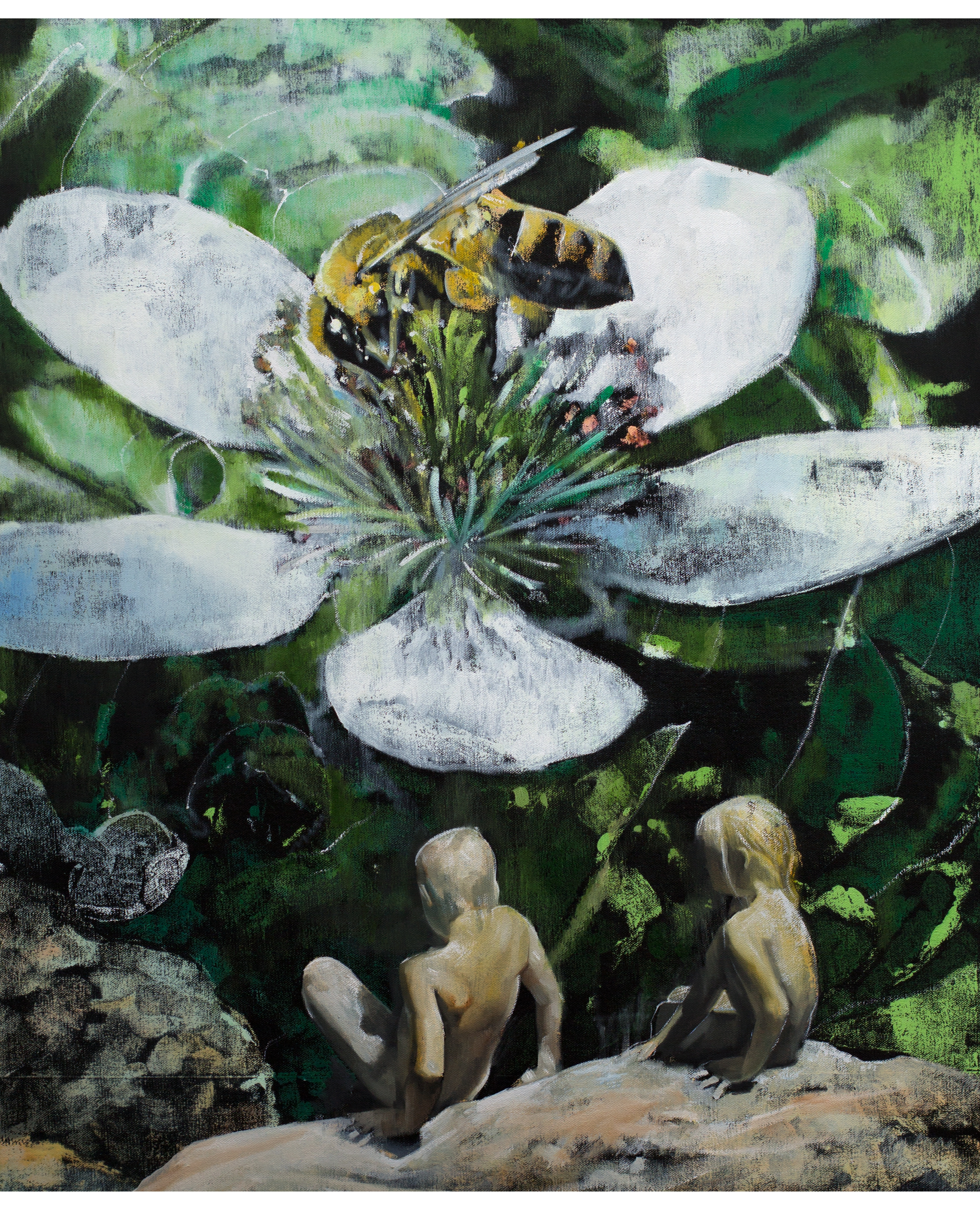 JEFF PETERS is a prolific Los Angeles-based artist who is represented by Hall Spassov in Bellevue, Washington. Peters lives and works in Downtown Los Angeles. This work and a vast array of other paintings may be viewed and purchased by contacting his gallery via the link below. Above: "The Decent To Truth" 30 x 25, oil on canvas