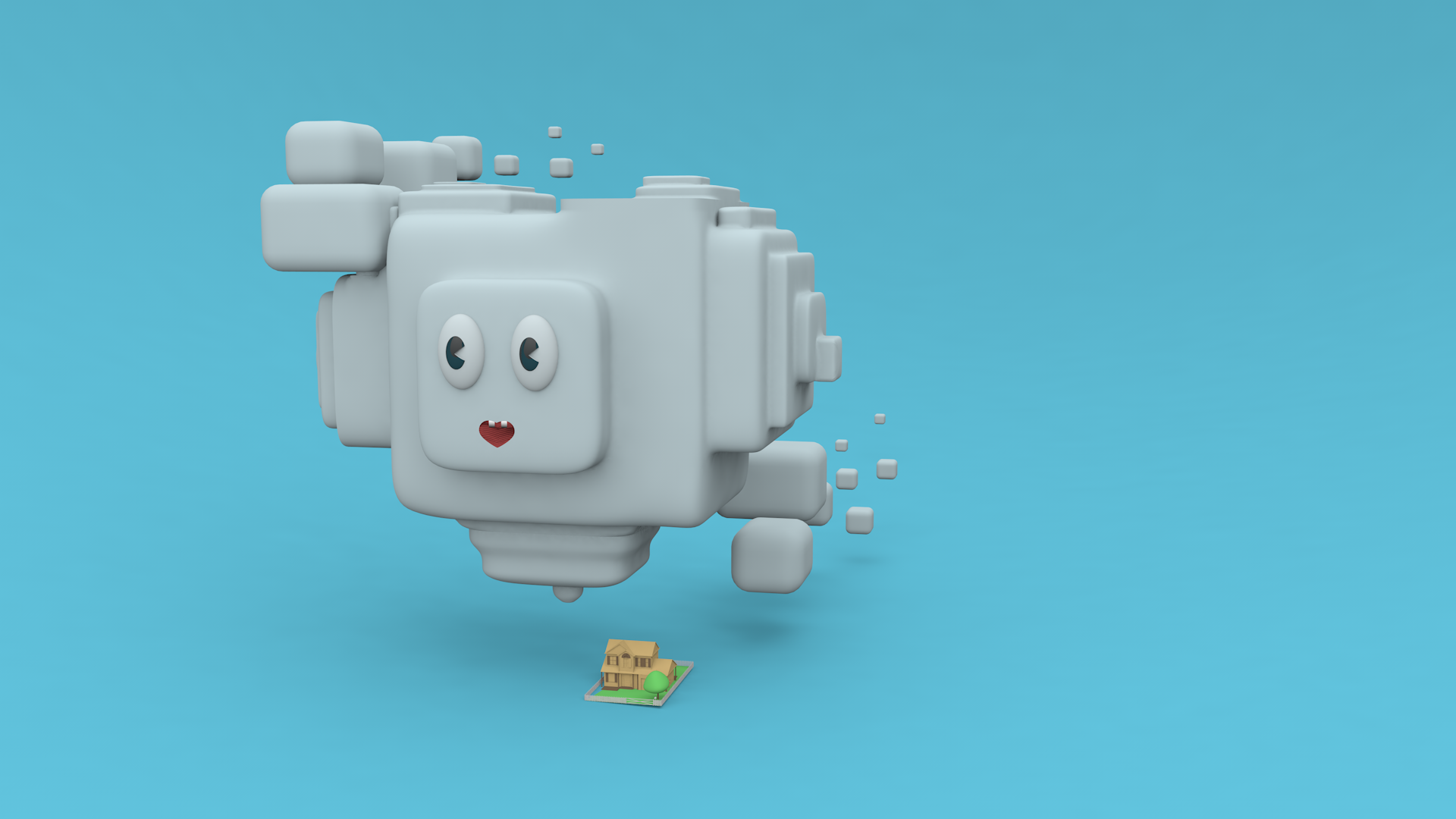   Nimbus , 2017  Sculpted in Cinema 4D 