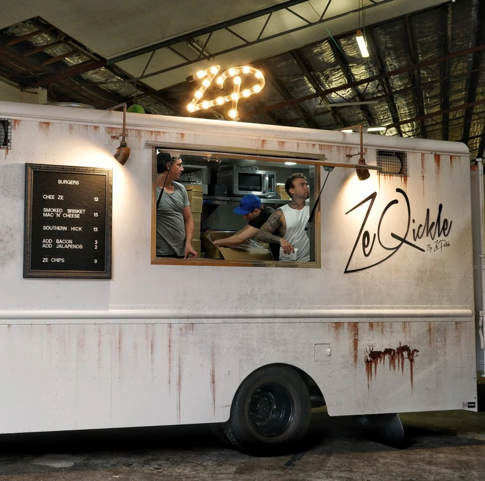 D and Aaron (2 of the owners of ZePickle) manning the head of this beast