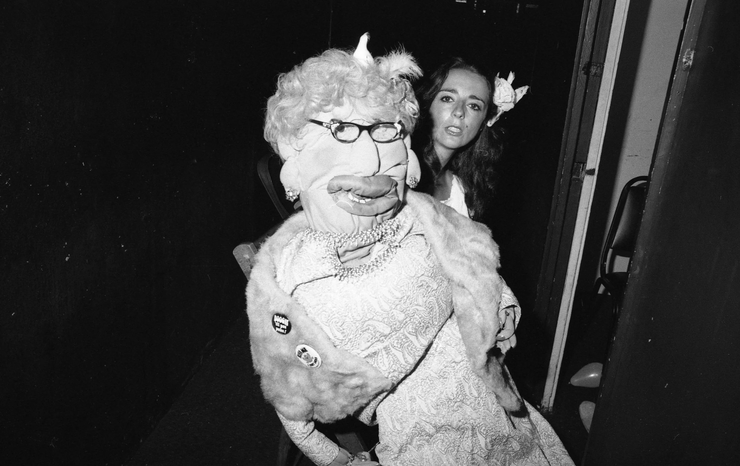 Comedian Karen Hartman, Comedy Store, Los Angeles, ca. 1980