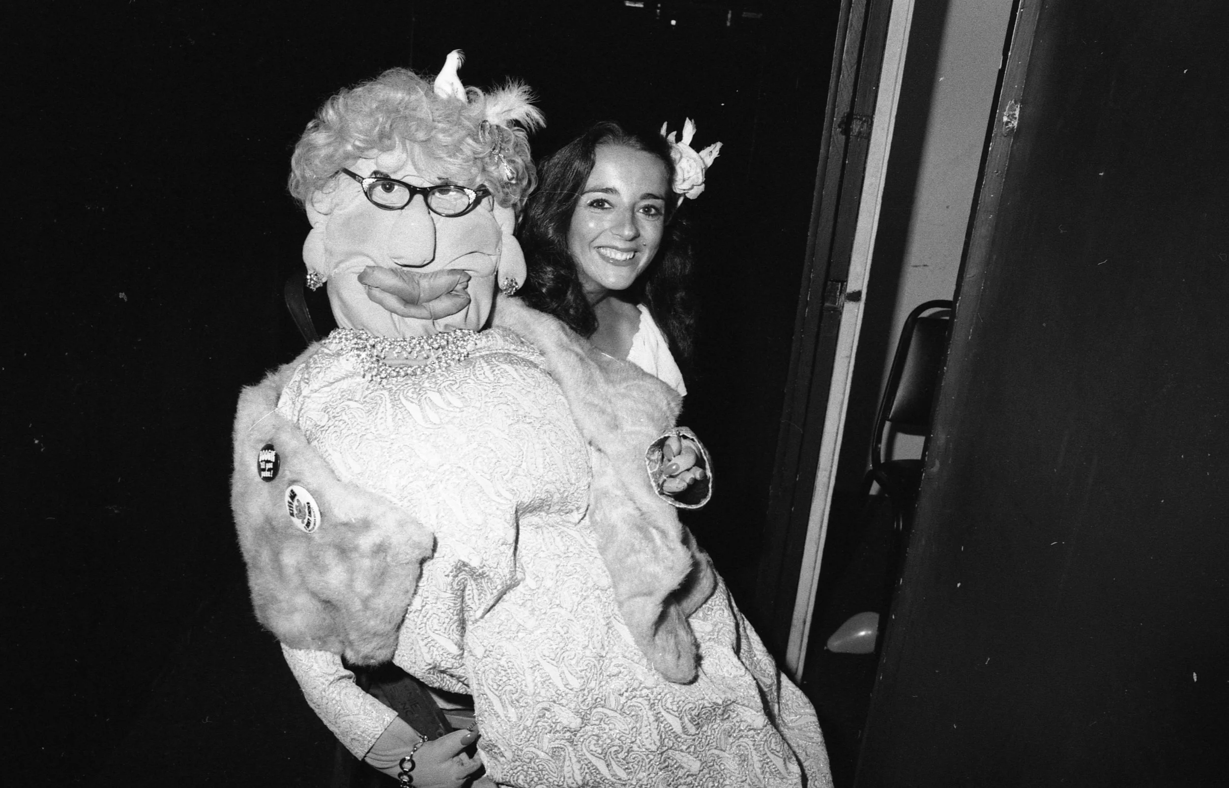 Comedian Karen Hartman, Comedy Store, Los Angeles, ca. 1980