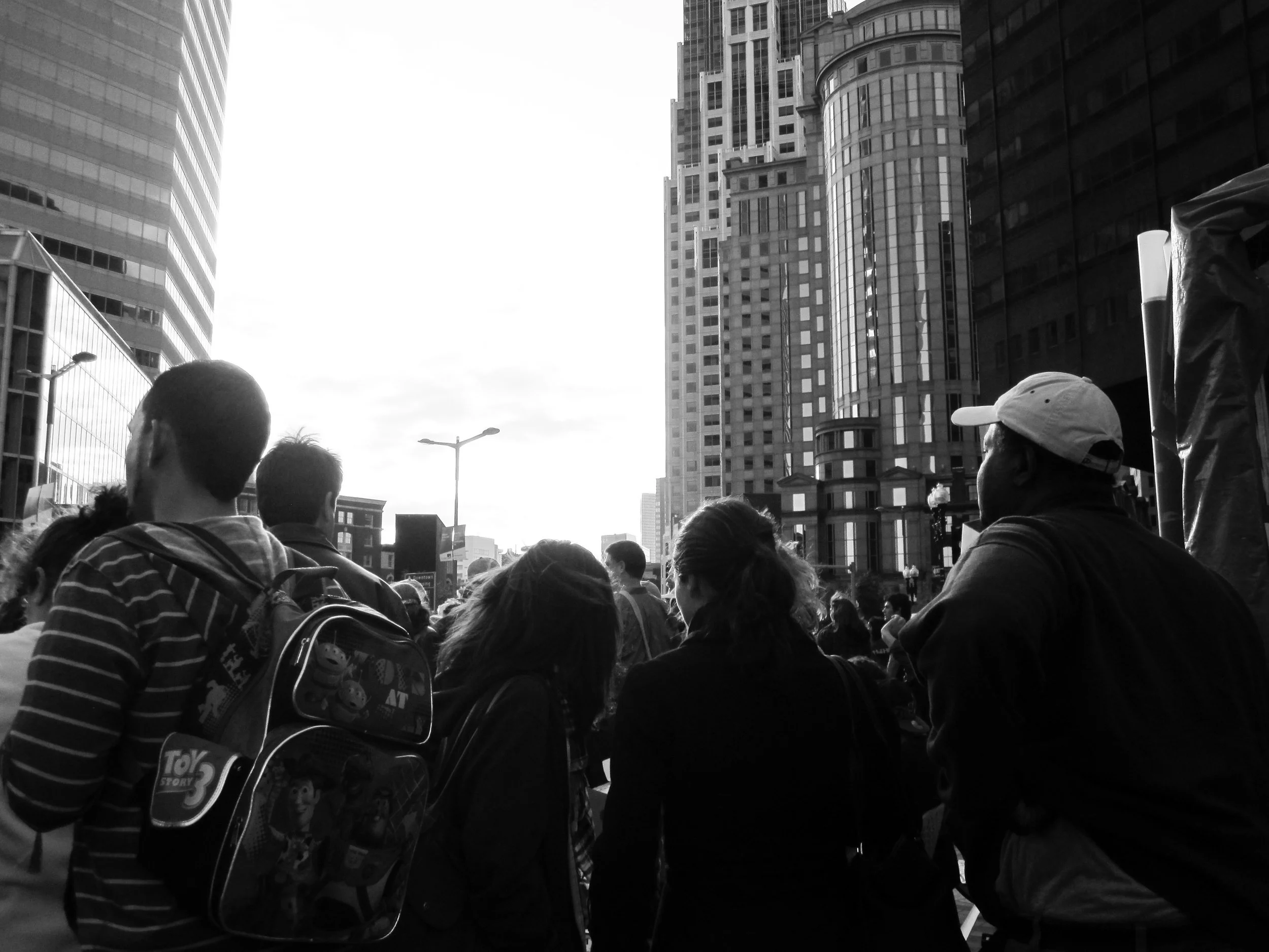 Occupy Boston, Dewey Square, October 16, 2011.