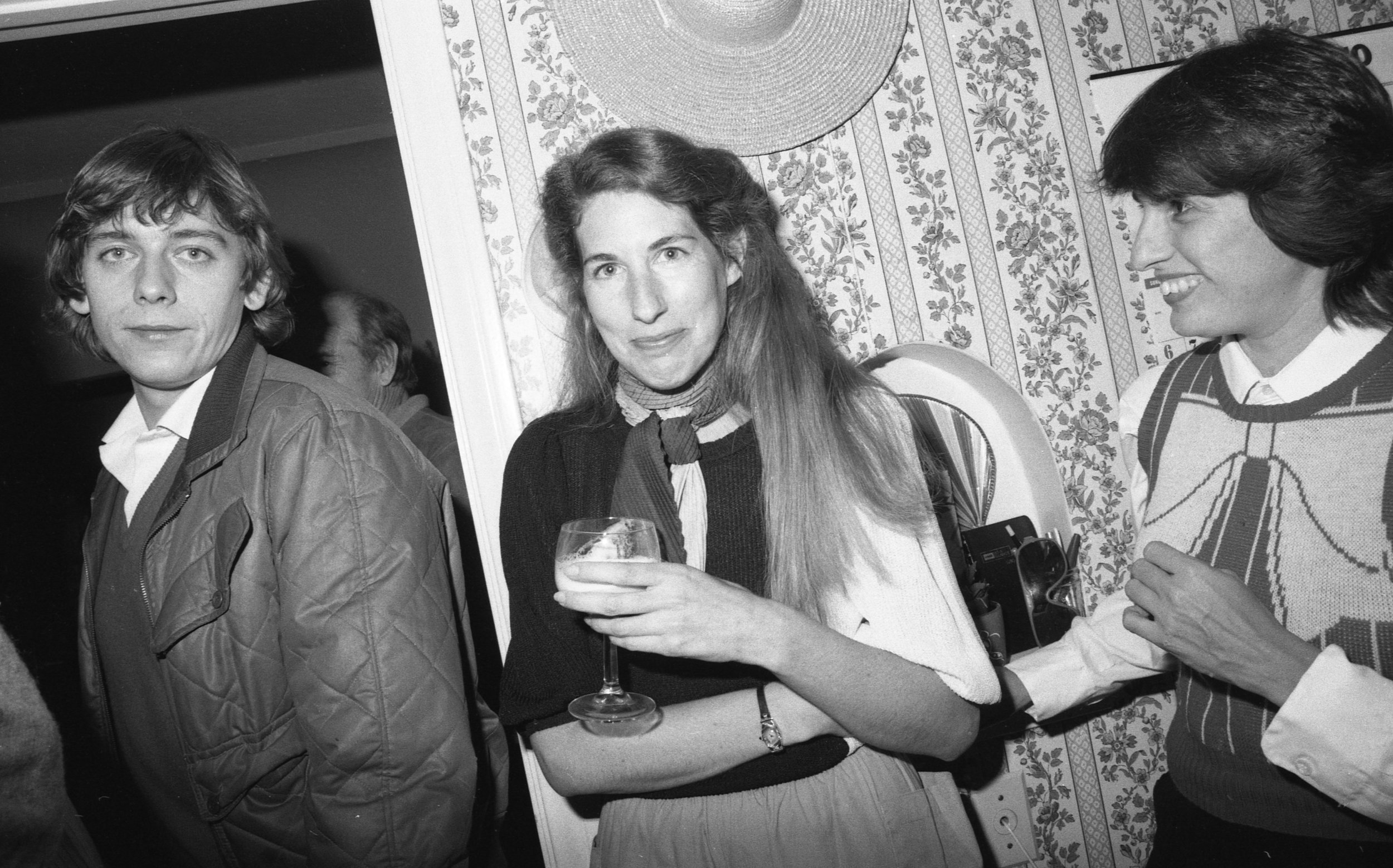 Los Angeles, December, 1981. Left to right: Paul Francis, Susan Lieberman, Christine Rush.