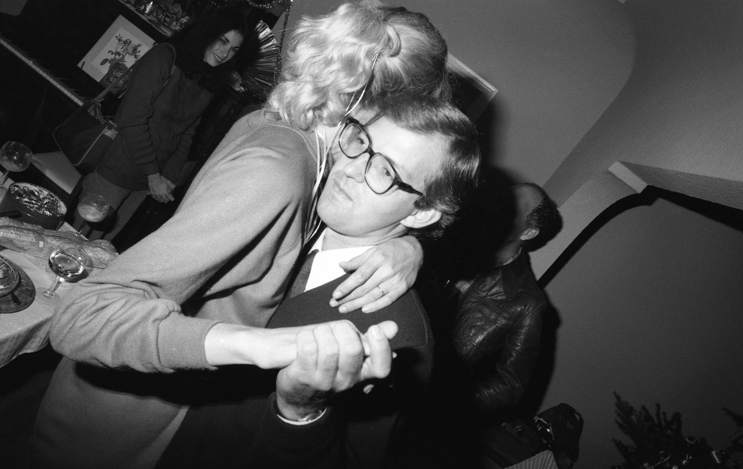 Los Angeles, December, 1981. Stephanie Ross dancing with David Daniel. (1/2)