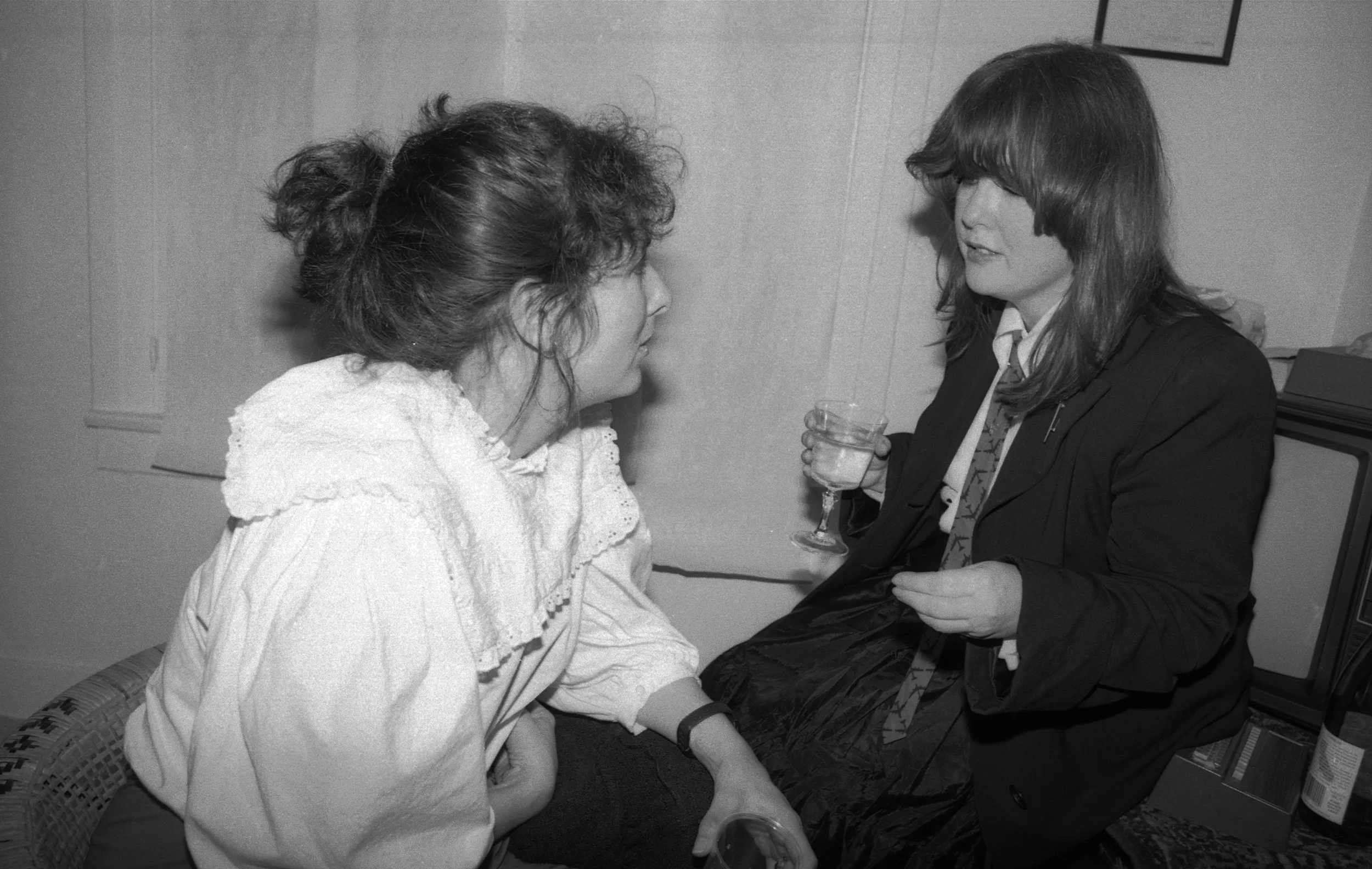 Nancy and Fayette. Los Angeles, January, 1982.