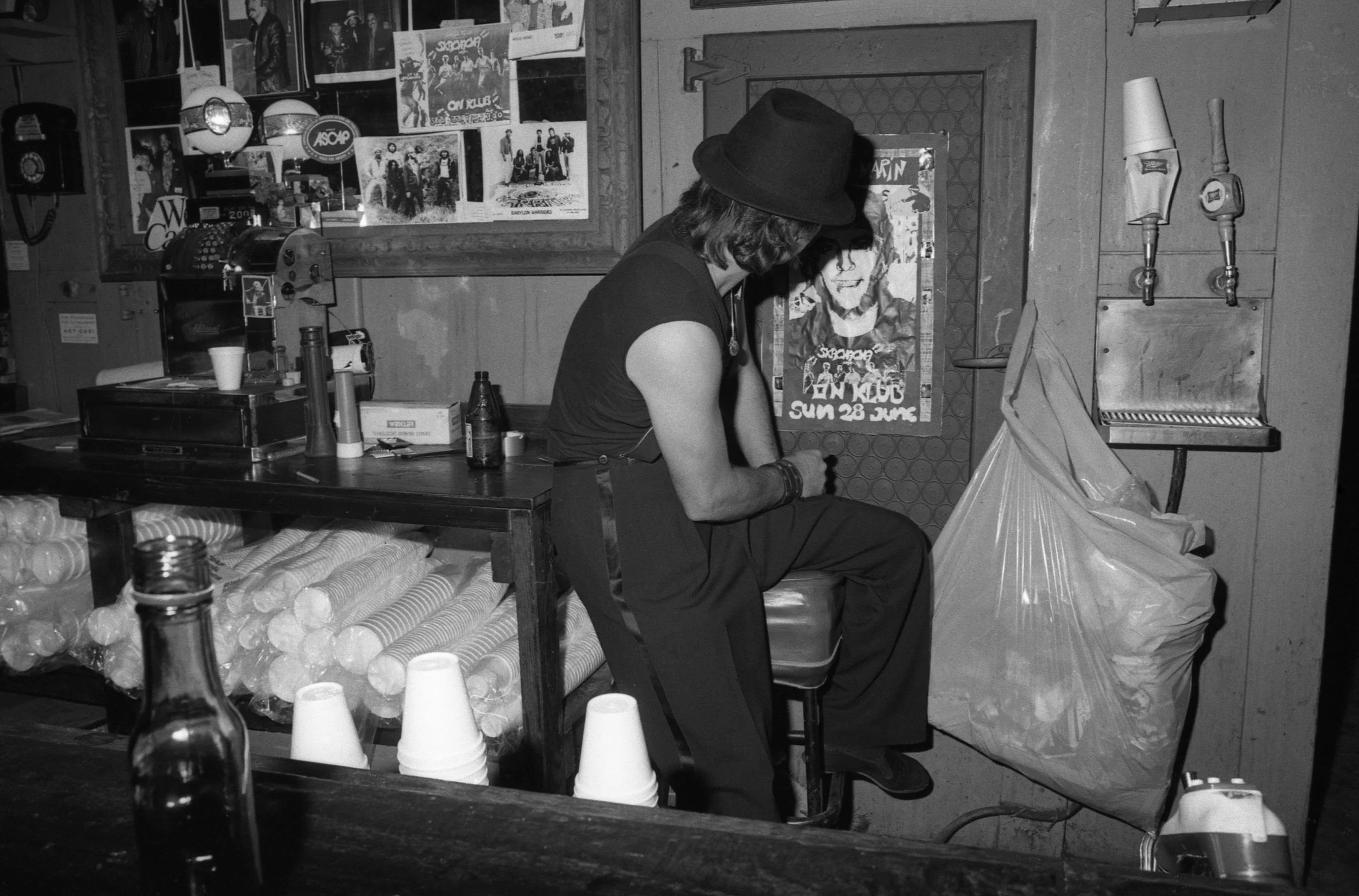 Bartender, On Klub, Los Angeles, 1981.