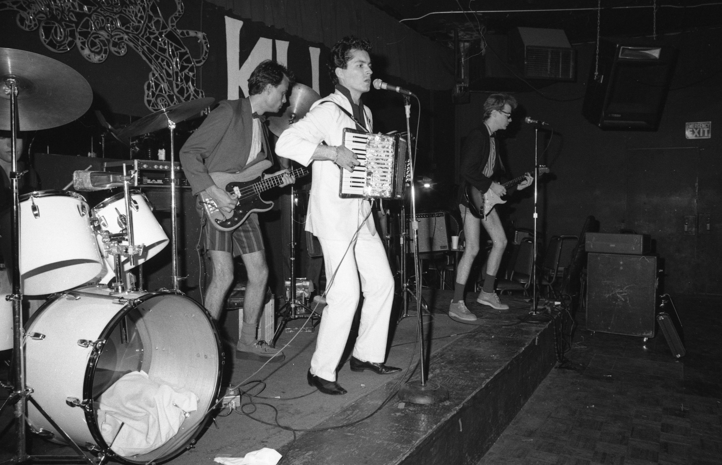 Billy Sheets and Undercover, On Klub, Los Angeles, 1981.