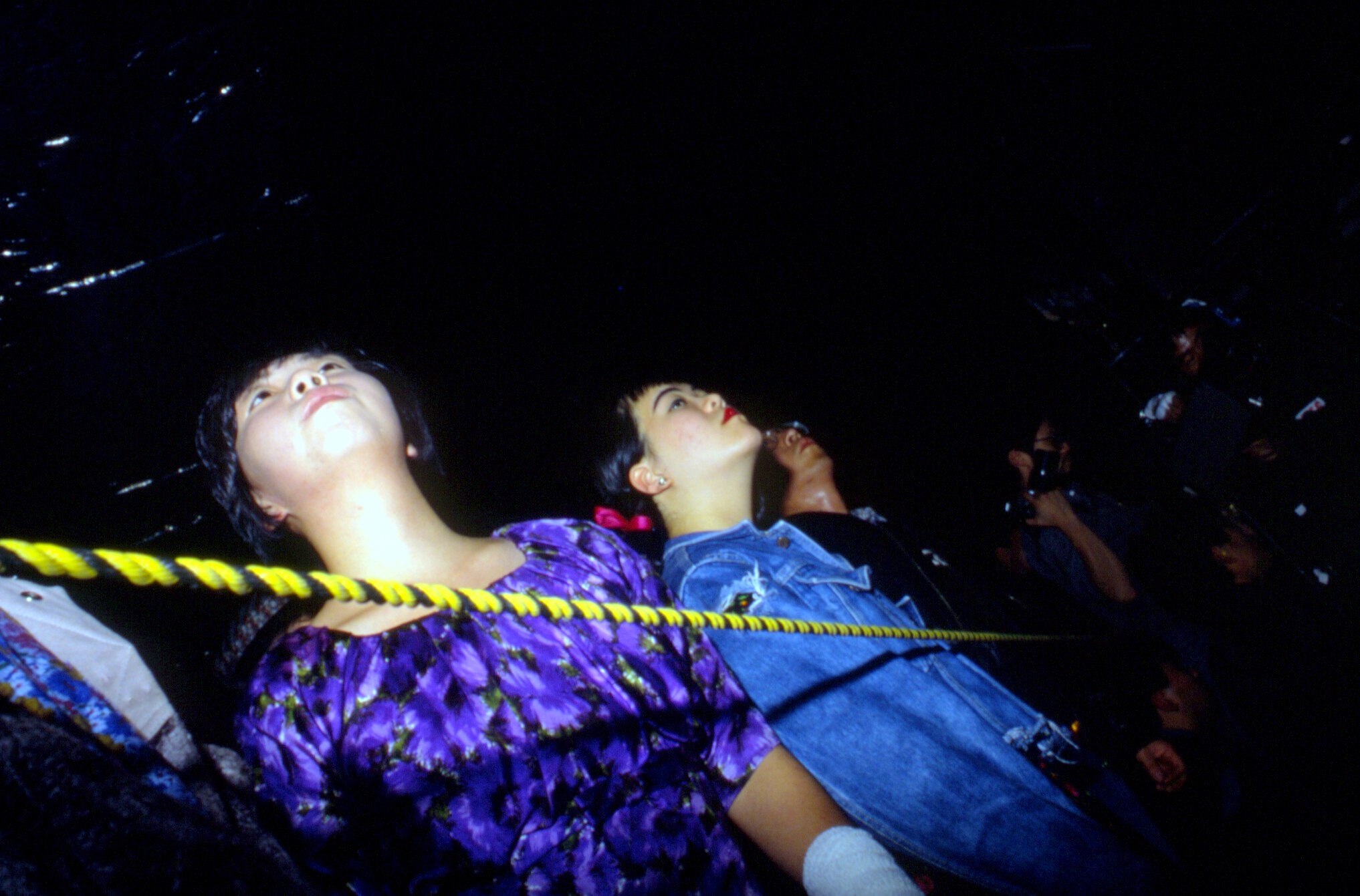 Concert audience (band: Jagatara), Tokyo, 1987.