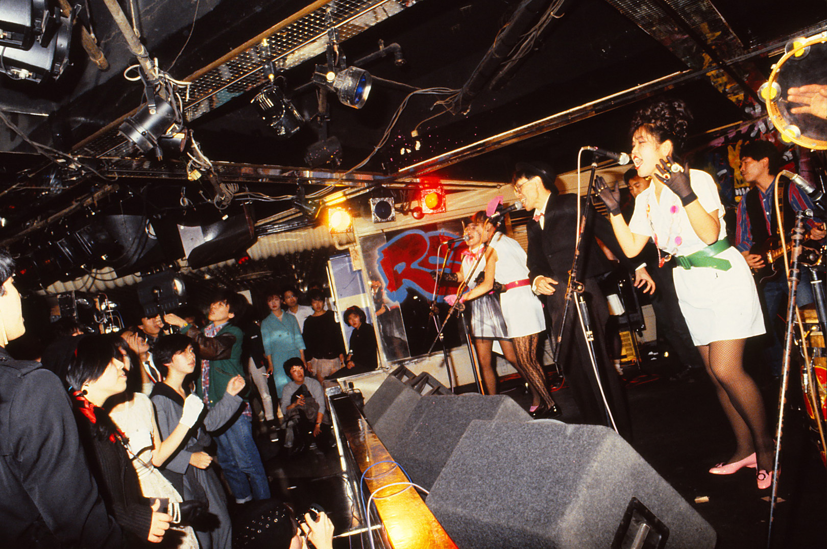 Scooters performing at Tsubaki House, Tokyo, September, 1983.