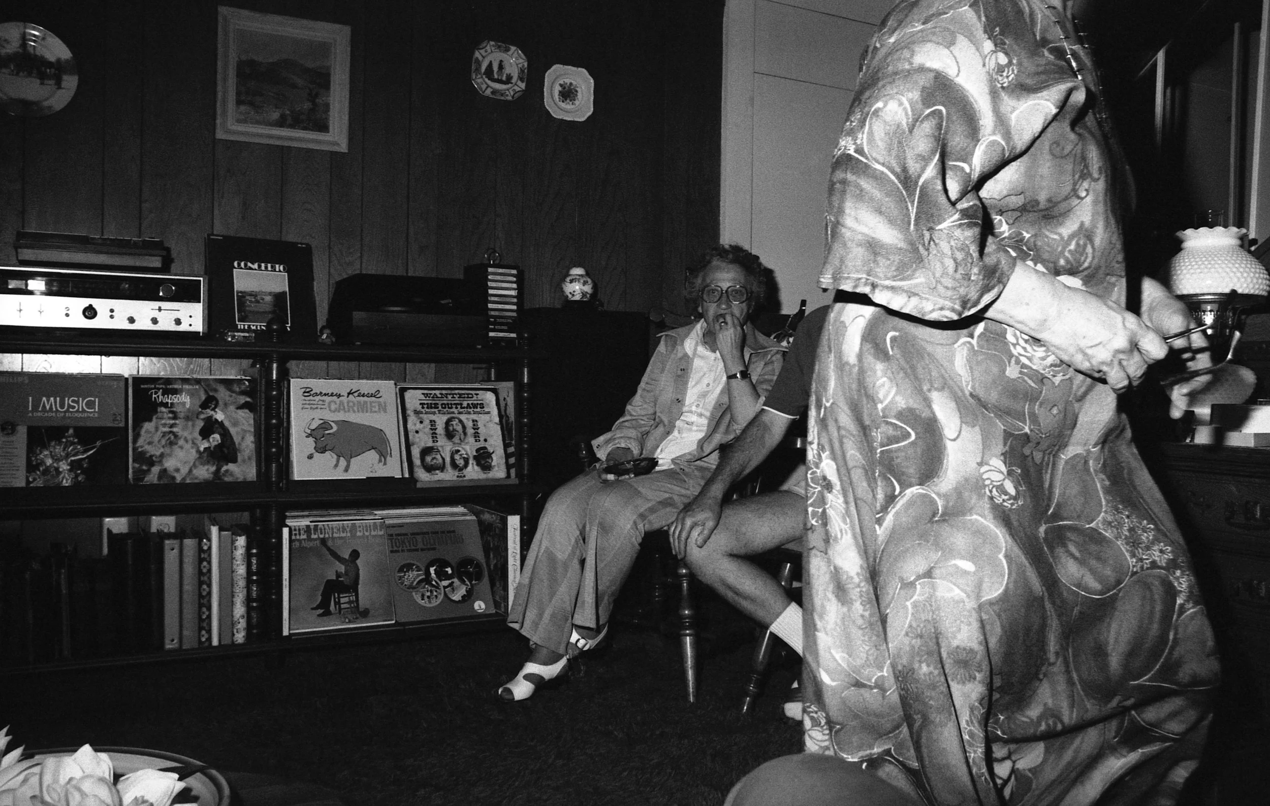 Chez Nixon, Burbank, California, about 1979.
