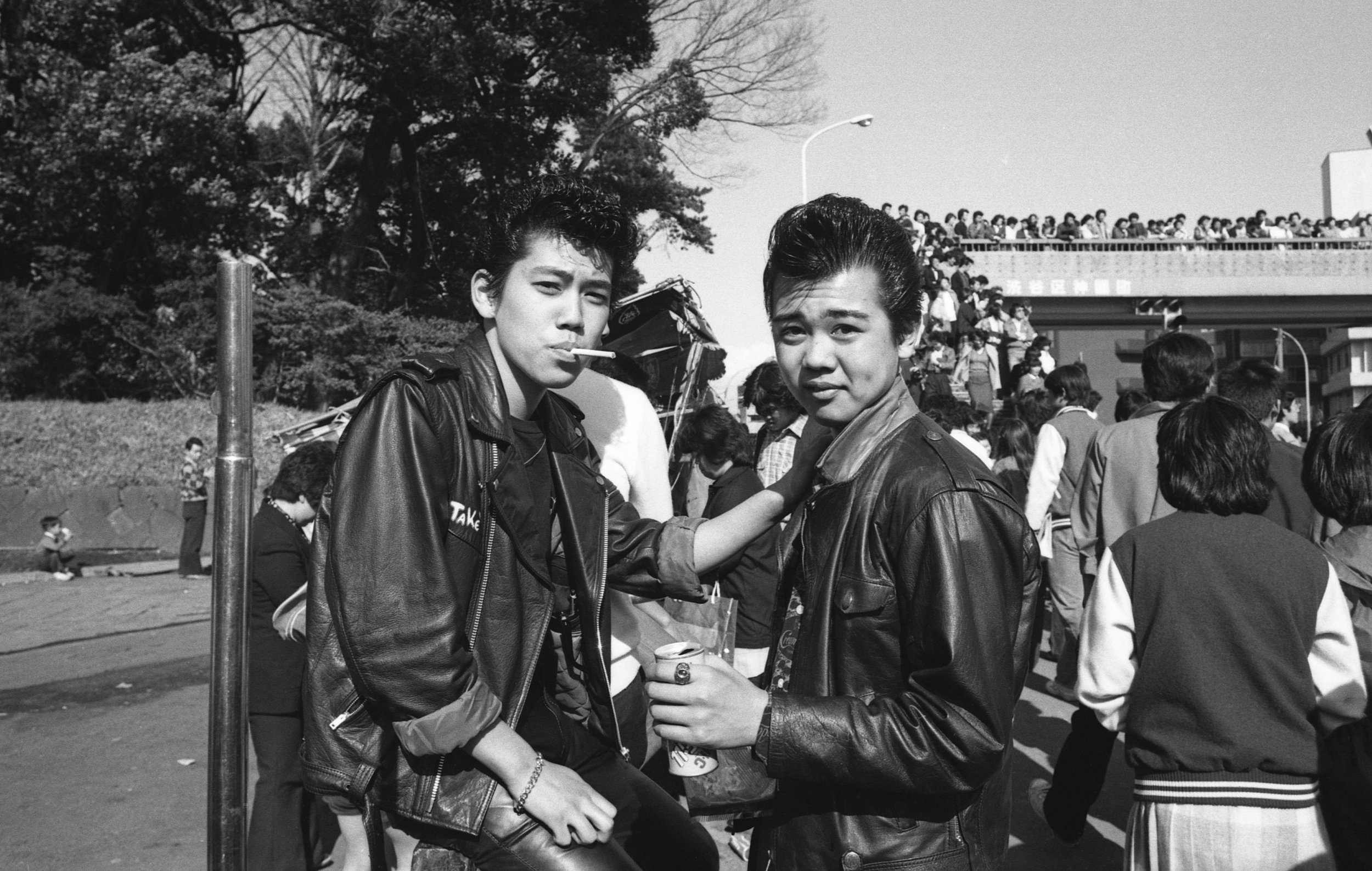 Rokabiri-zoku, Harajuku, Tokyo. April, 1980. (3/3)