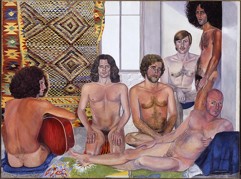 Slyvia Sleigh, The Turkish Bath , 1973. Smart Museum of Art, University of Chicago, purchase, Paul and Miriam Kirkley Fund for Acquisitions, 2000.104.