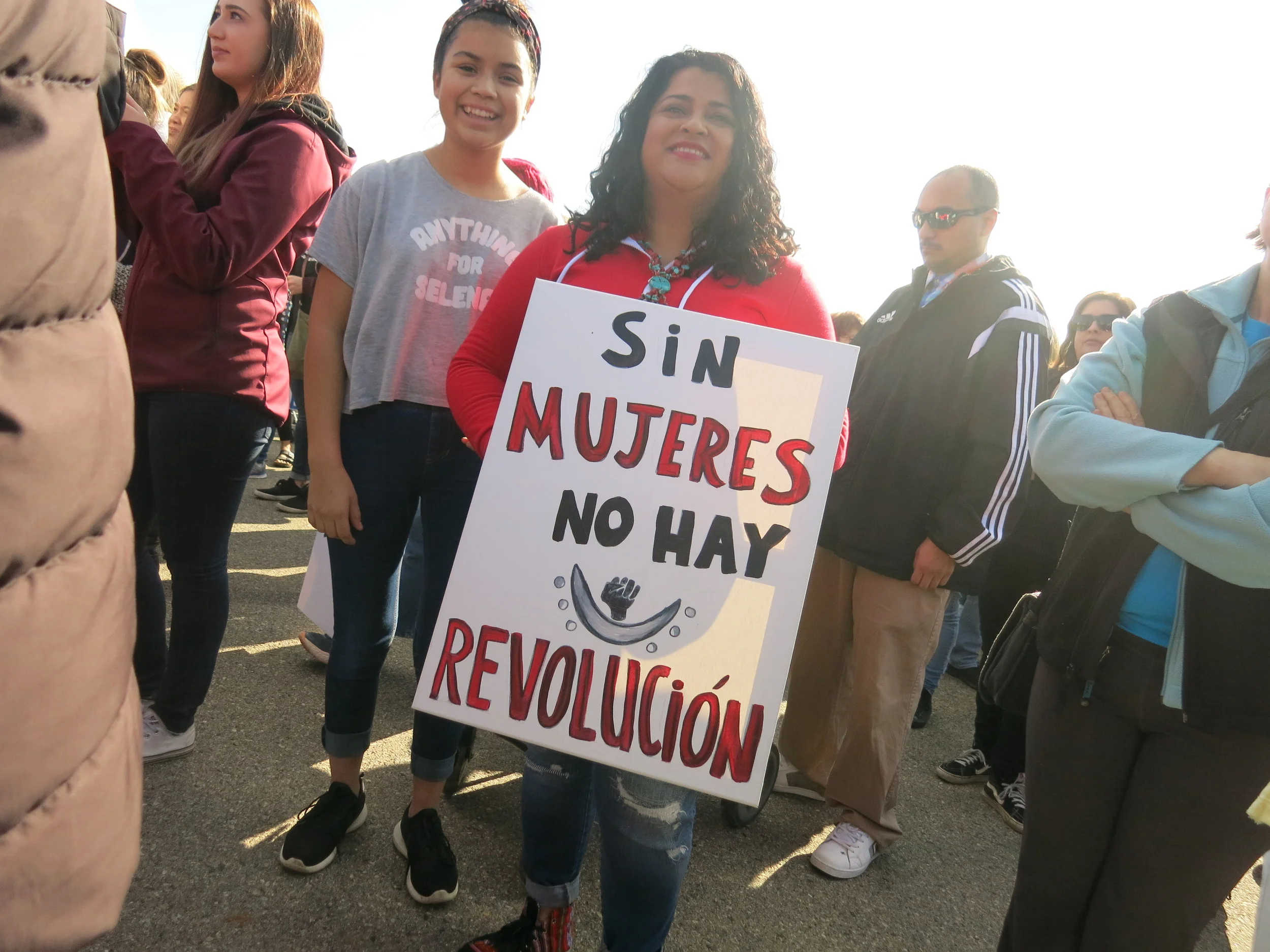 Women’s March participants, Fresno CA, Jan 20 2018