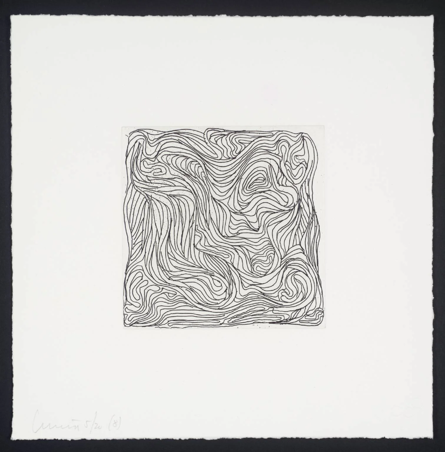 Sol LeWitt, Small Etching, 1999 . Tate, ref. P78442.