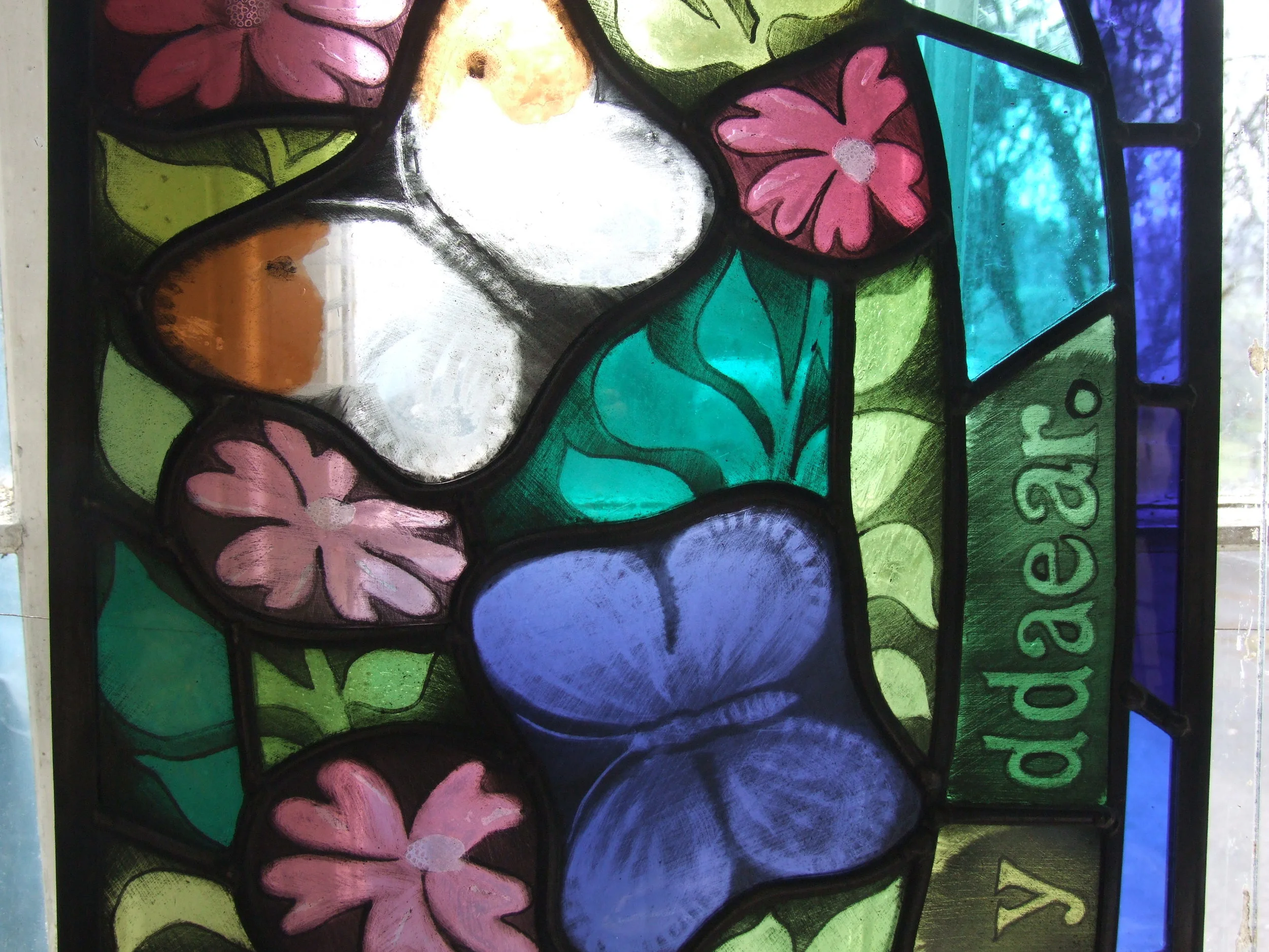  Detail after leading the window. 