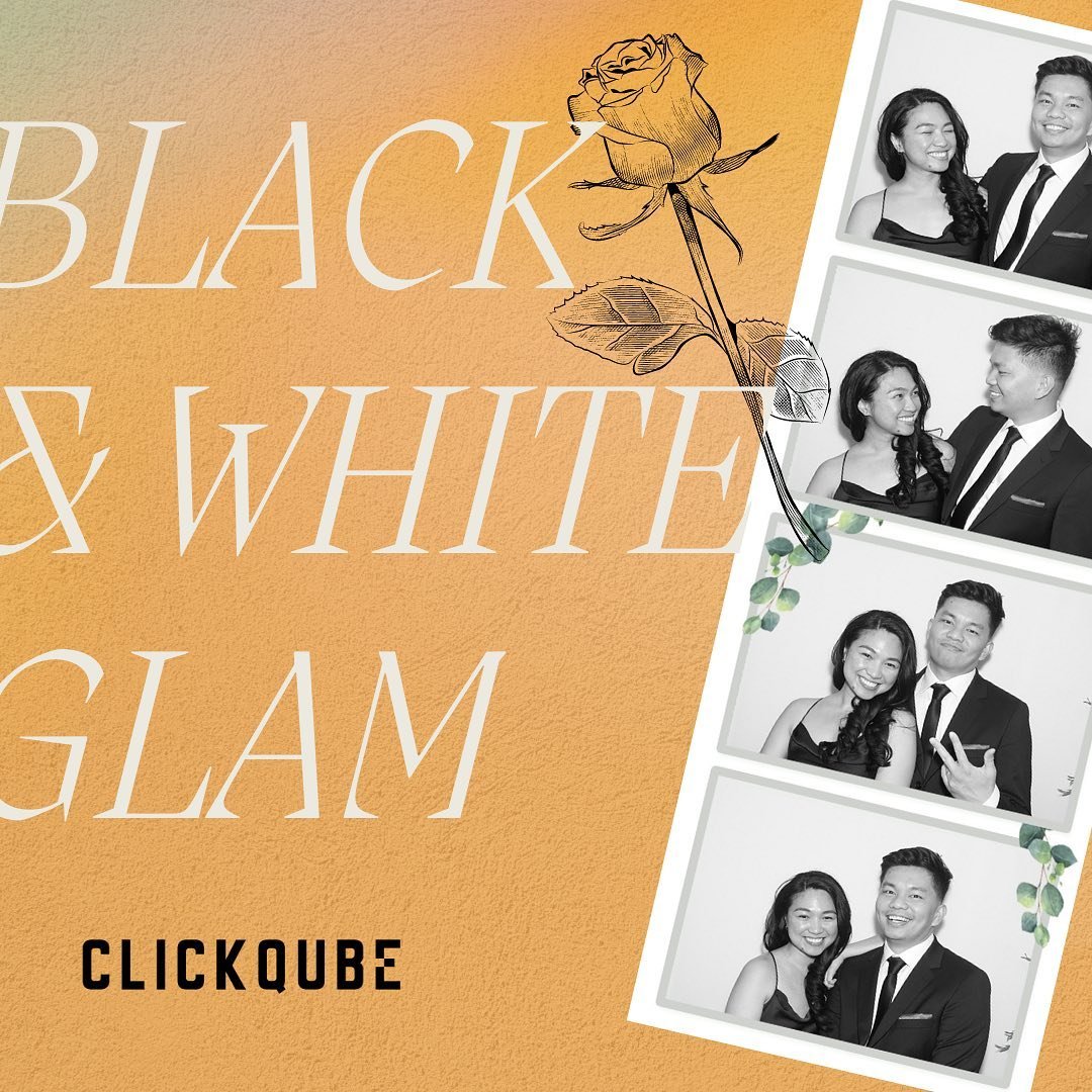 Channel your inner Kardashian with our black and white glam shots! Strike
pose and let our photo booth capture your most glamorous moments in timeless monochrome.