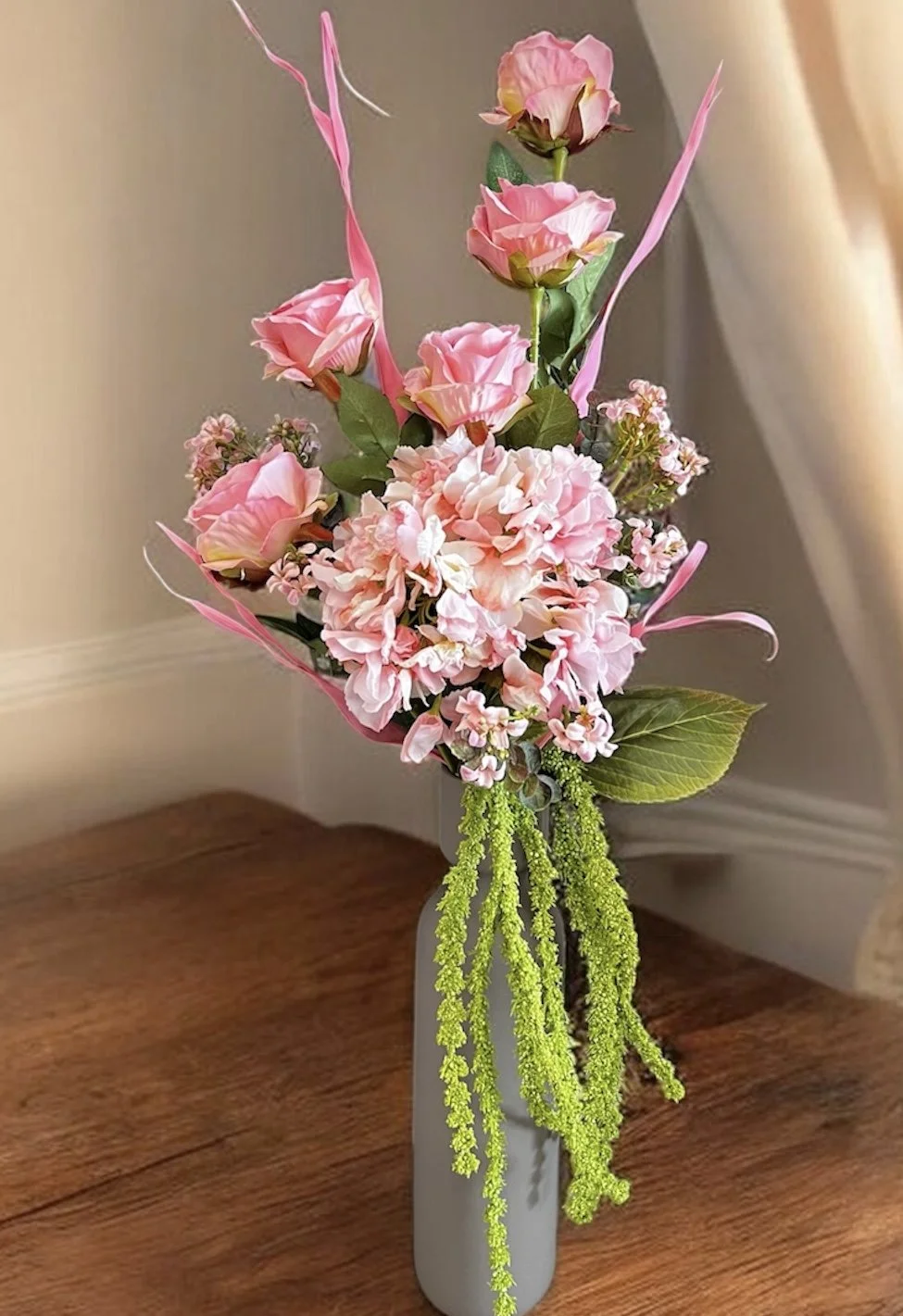 Mocha & Rose silk Arrangement