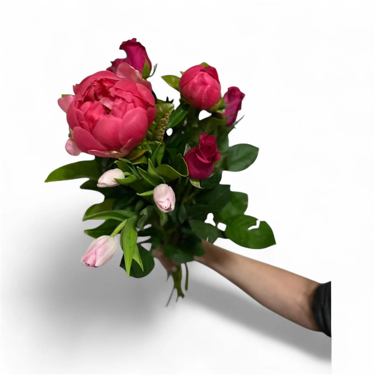 peony, tulip & Rose bouquet by Lilypilly Perth.JPG
